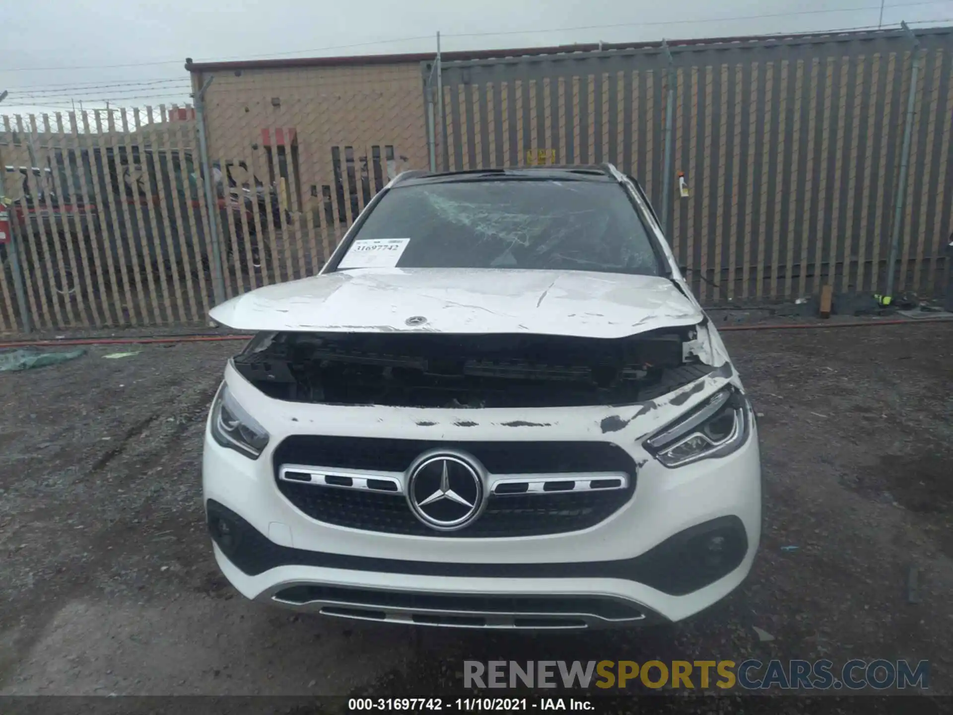 6 Photograph of a damaged car W1N4N4HB6MJ176737 MERCEDES-BENZ GLA 2021