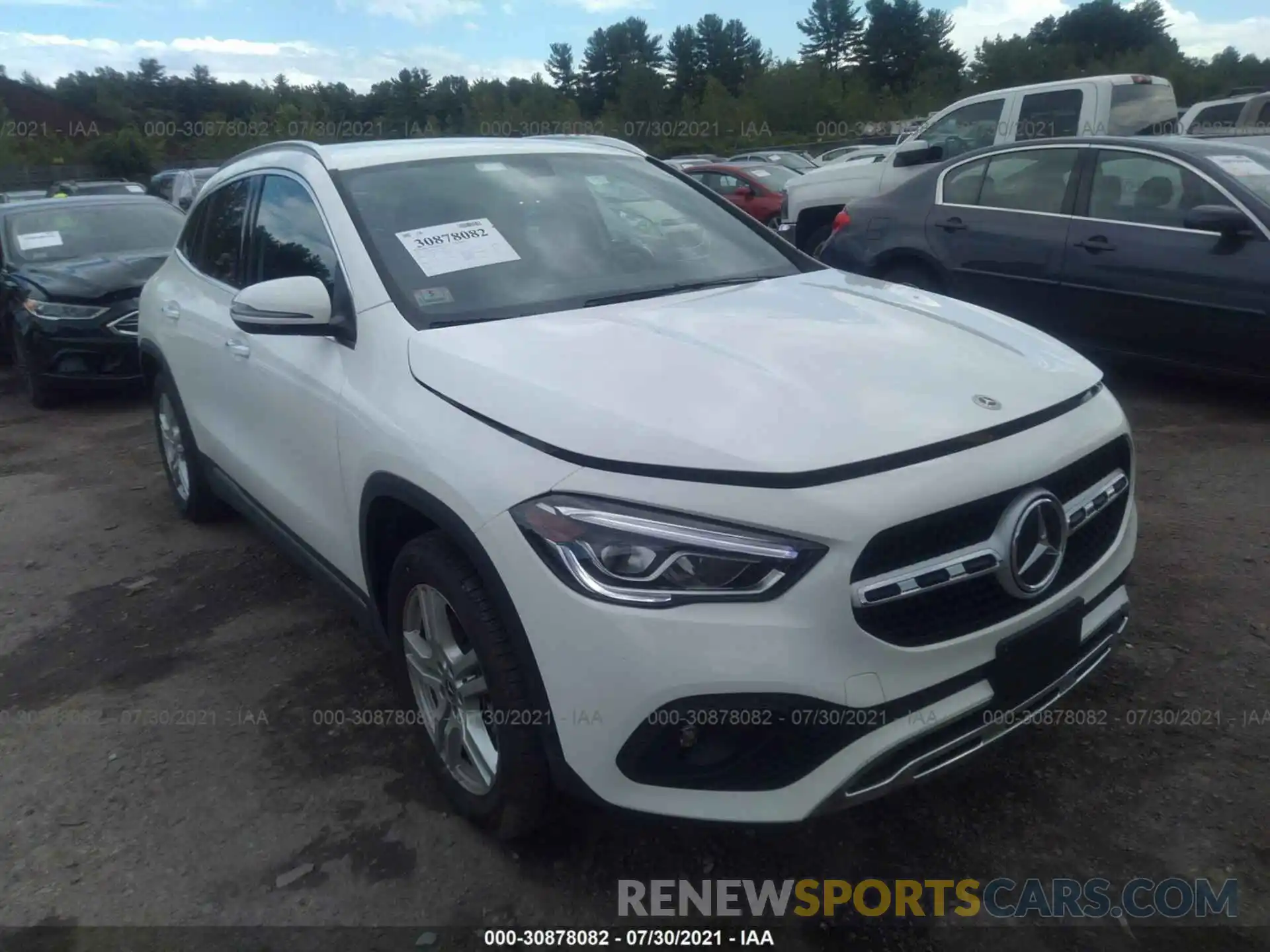 1 Photograph of a damaged car W1N4N4HB6MJ275168 MERCEDES-BENZ GLA 2021