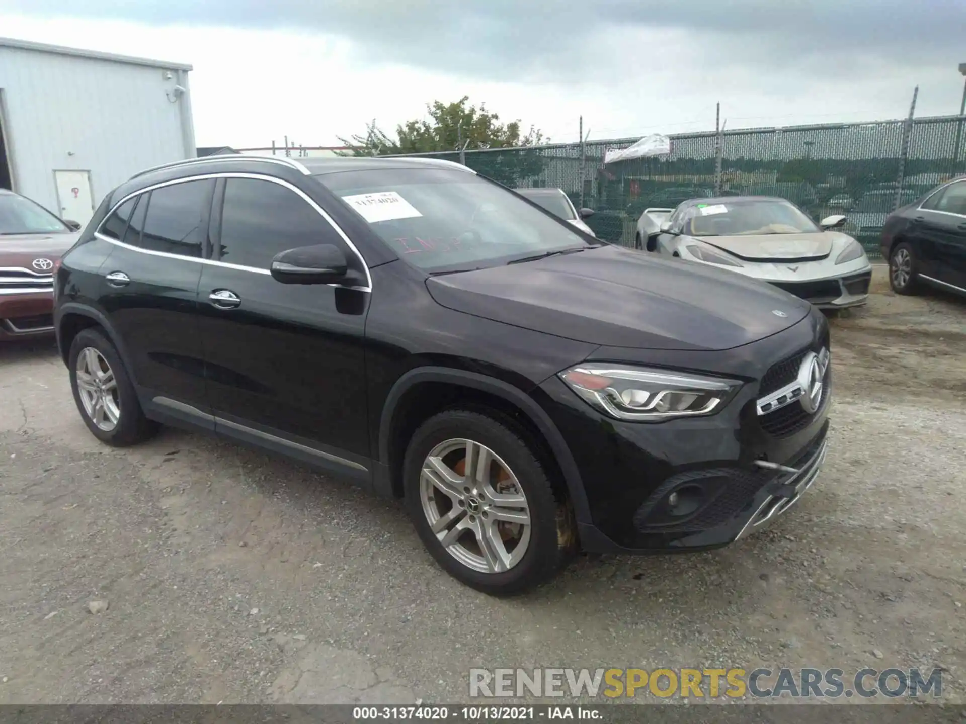 1 Photograph of a damaged car W1N4N4HB7MJ114182 MERCEDES-BENZ GLA 2021