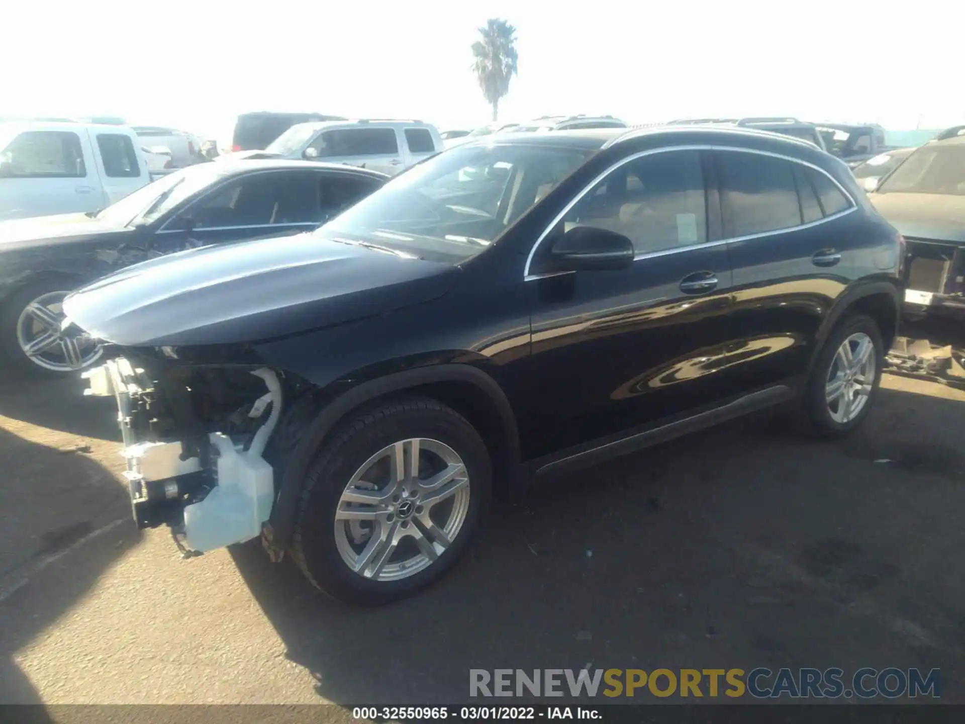 2 Photograph of a damaged car W1N4N4HB7MJ118586 MERCEDES-BENZ GLA 2021