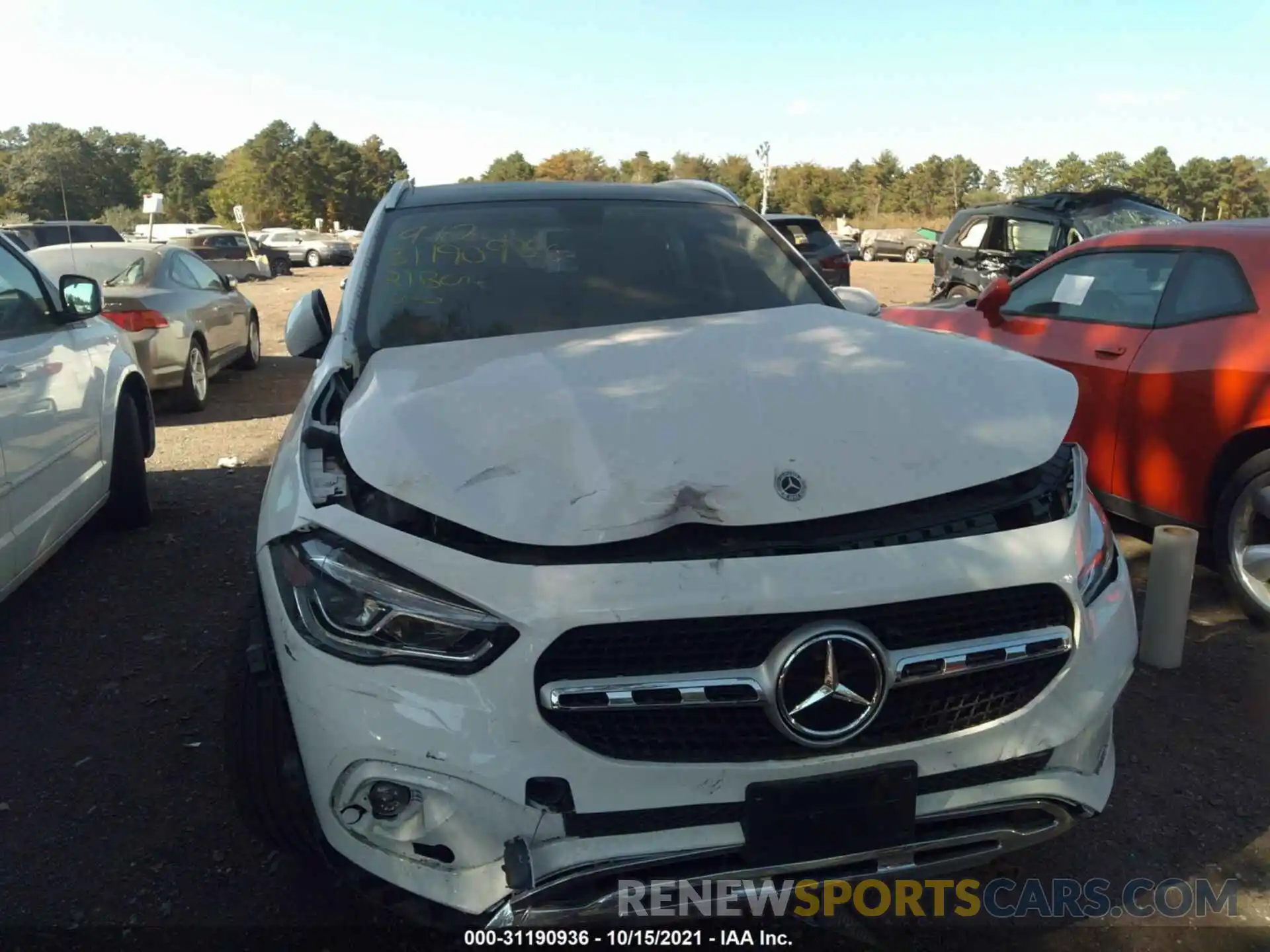 6 Photograph of a damaged car W1N4N4HB7MJ169652 MERCEDES-BENZ GLA 2021