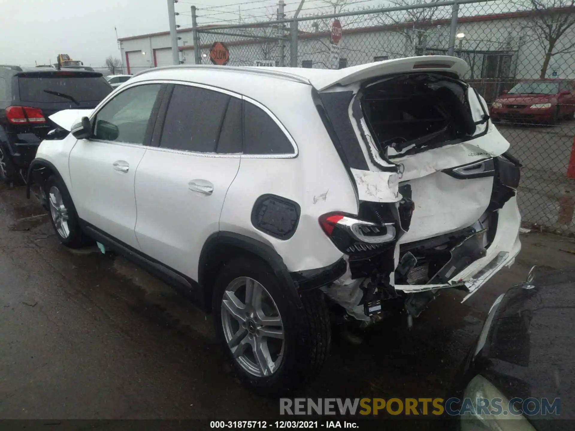 3 Photograph of a damaged car W1N4N4HB7MJ246391 MERCEDES-BENZ GLA 2021