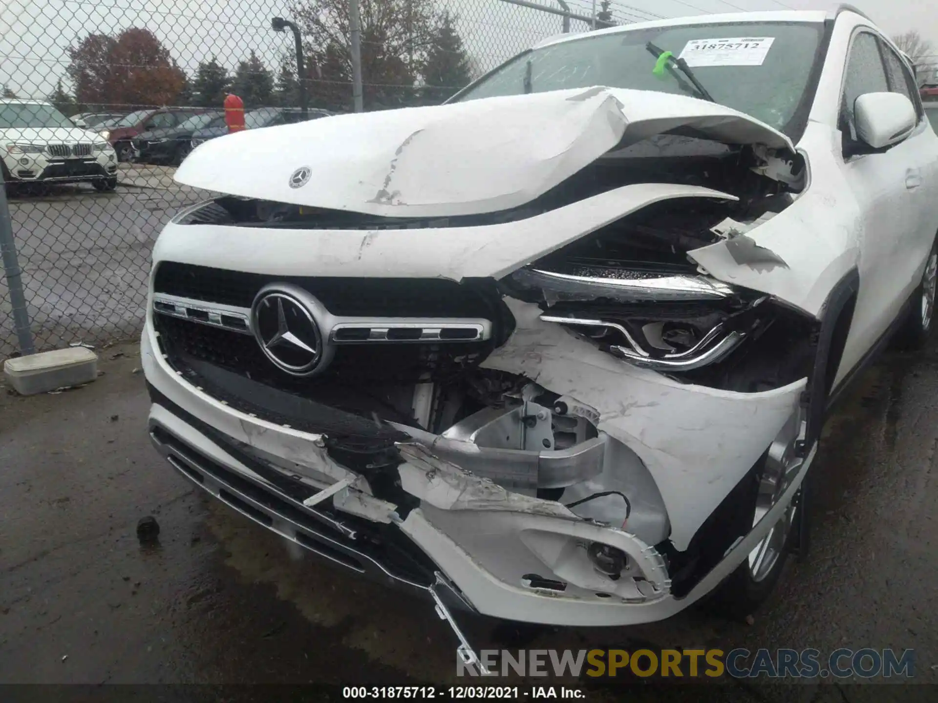 6 Photograph of a damaged car W1N4N4HB7MJ246391 MERCEDES-BENZ GLA 2021