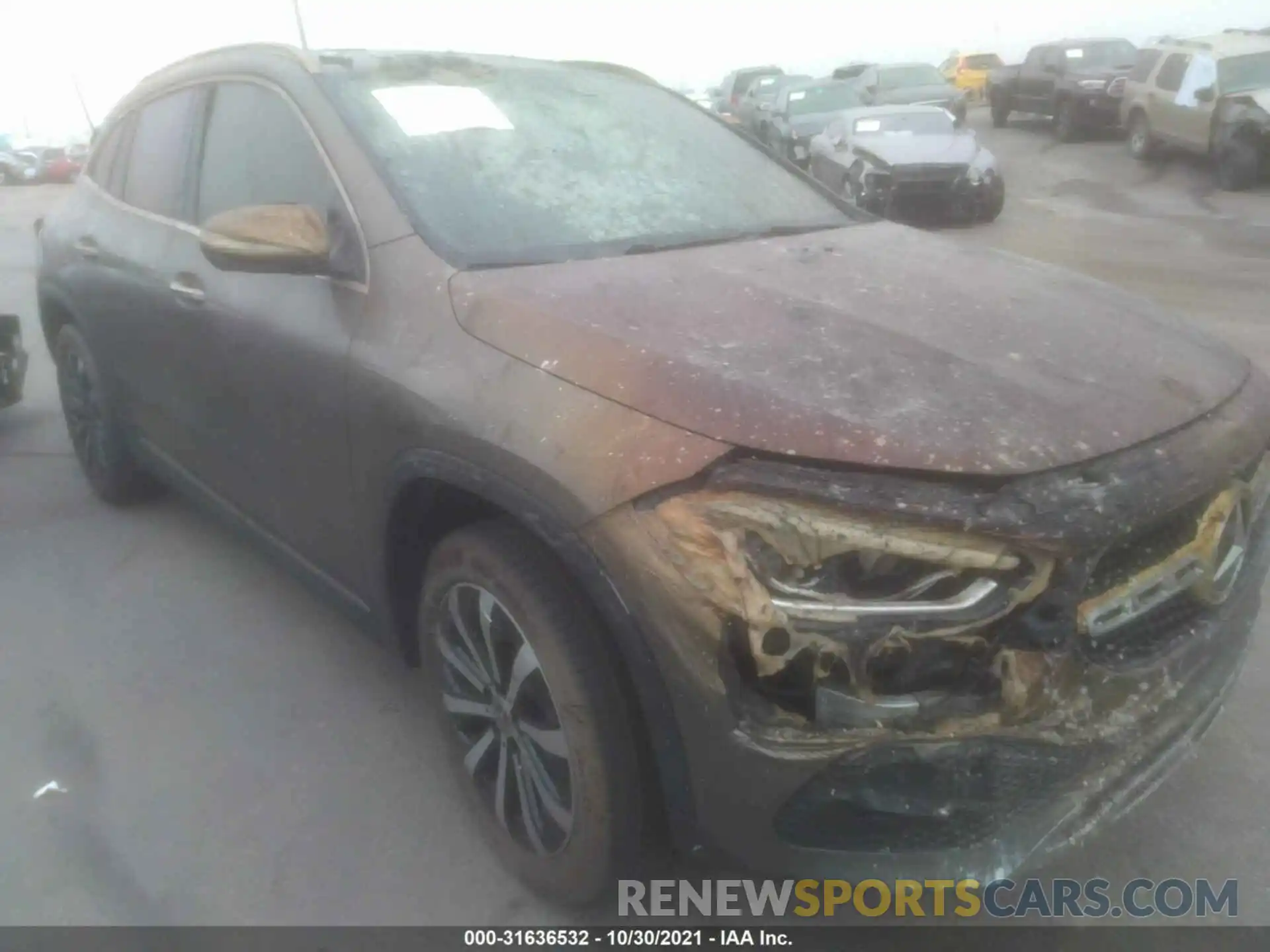 1 Photograph of a damaged car W1N4N4HB7MJ252918 MERCEDES-BENZ GLA 2021