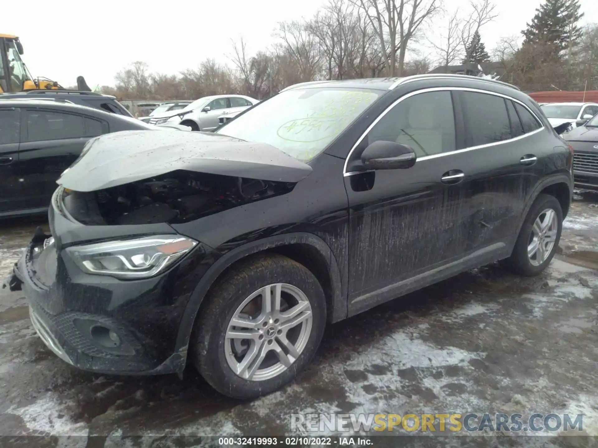 2 Photograph of a damaged car W1N4N4HB7MJ286342 MERCEDES-BENZ GLA 2021