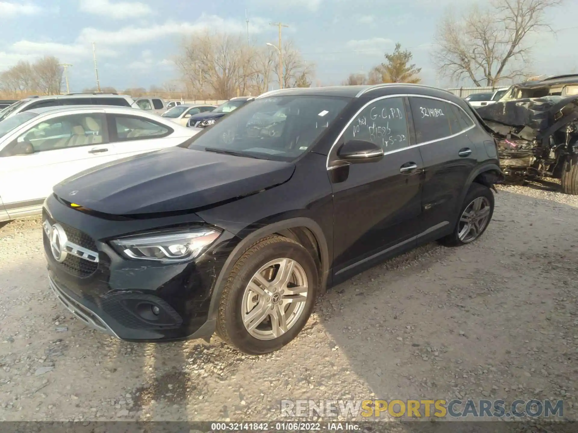 2 Photograph of a damaged car W1N4N4HB8MJ164587 MERCEDES-BENZ GLA 2021