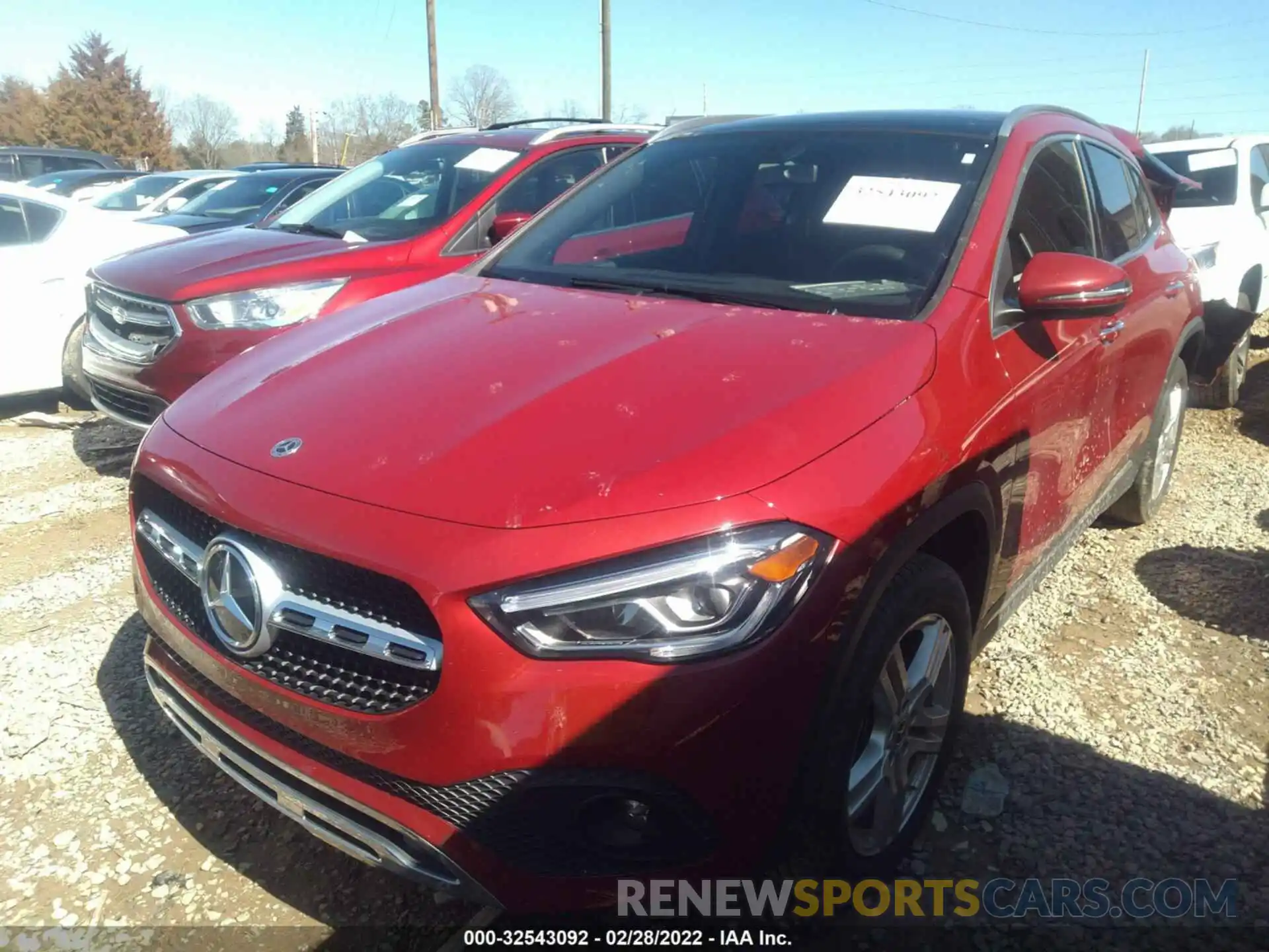 2 Photograph of a damaged car W1N4N4HB8MJ233357 MERCEDES-BENZ GLA 2021