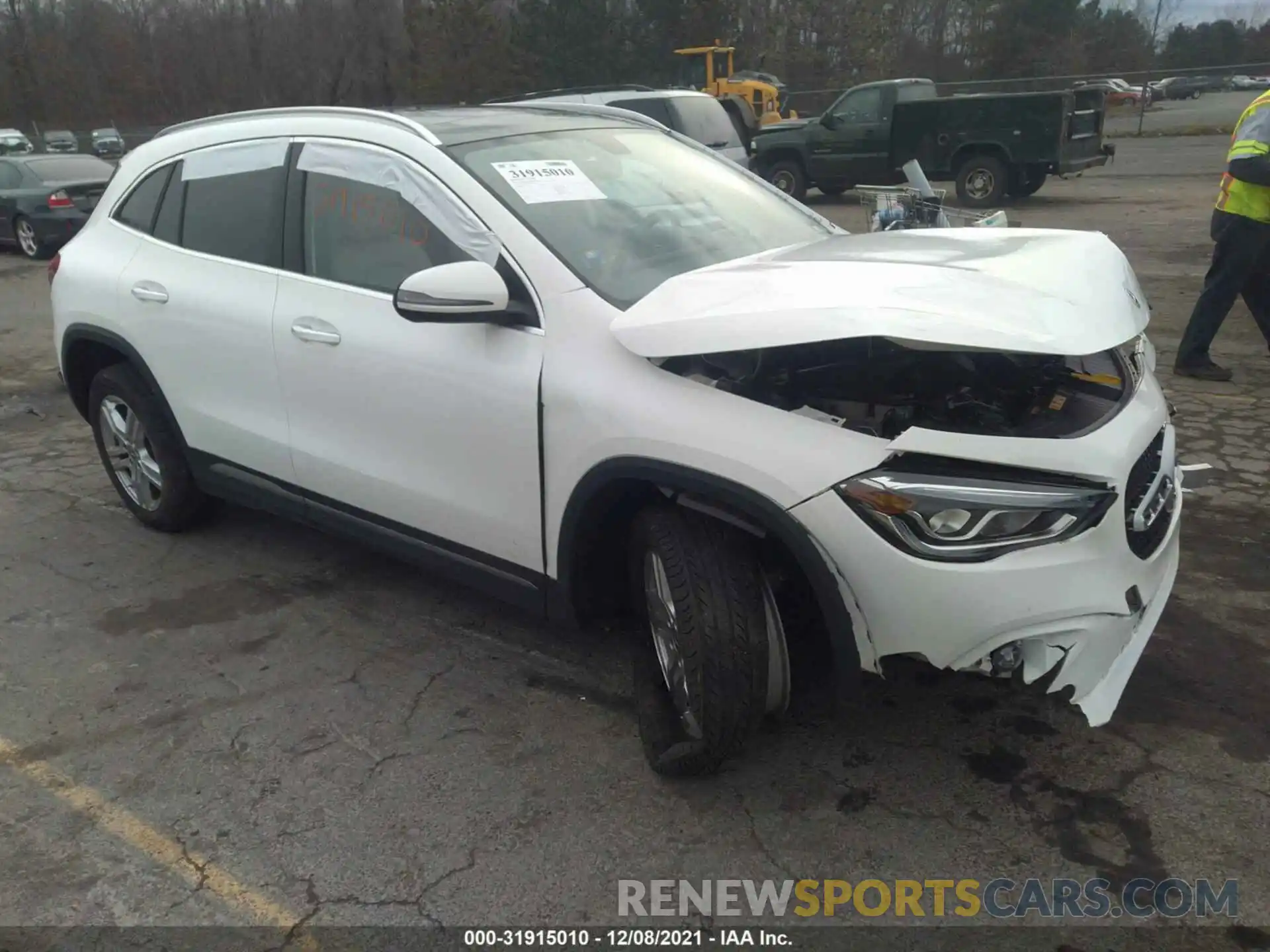 1 Photograph of a damaged car W1N4N4HB8MJ252166 MERCEDES-BENZ GLA 2021