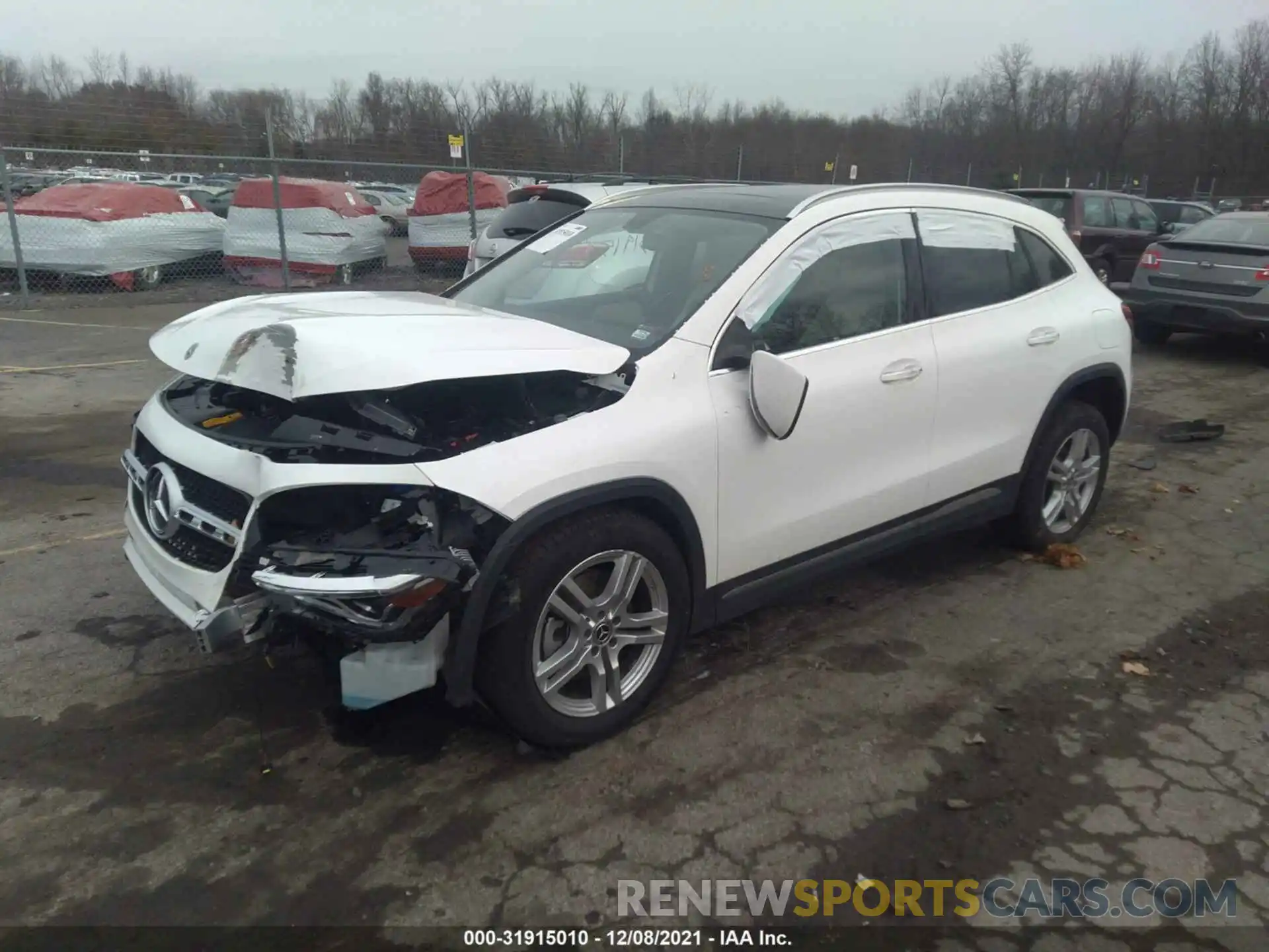 2 Photograph of a damaged car W1N4N4HB8MJ252166 MERCEDES-BENZ GLA 2021