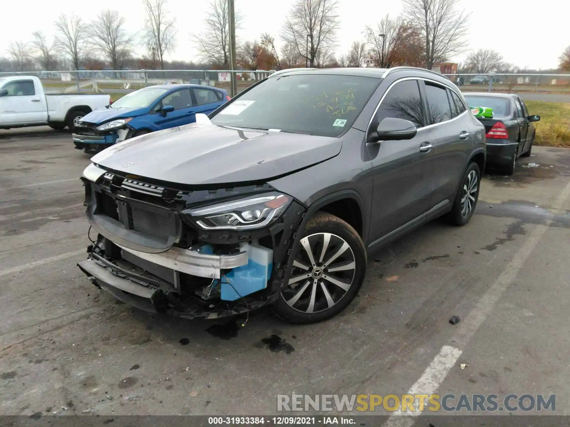 2 Photograph of a damaged car W1N4N4HB9MJ119464 MERCEDES-BENZ GLA 2021