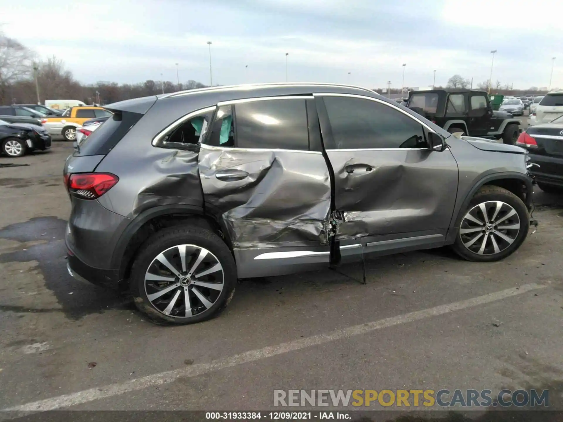 6 Photograph of a damaged car W1N4N4HB9MJ119464 MERCEDES-BENZ GLA 2021