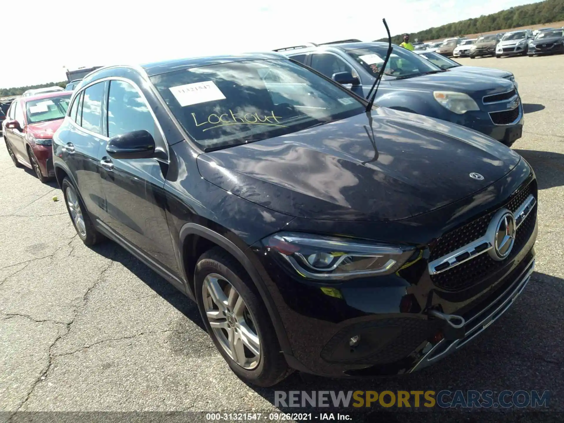 1 Photograph of a damaged car W1N4N4HB9MJ271003 MERCEDES-BENZ GLA 2021