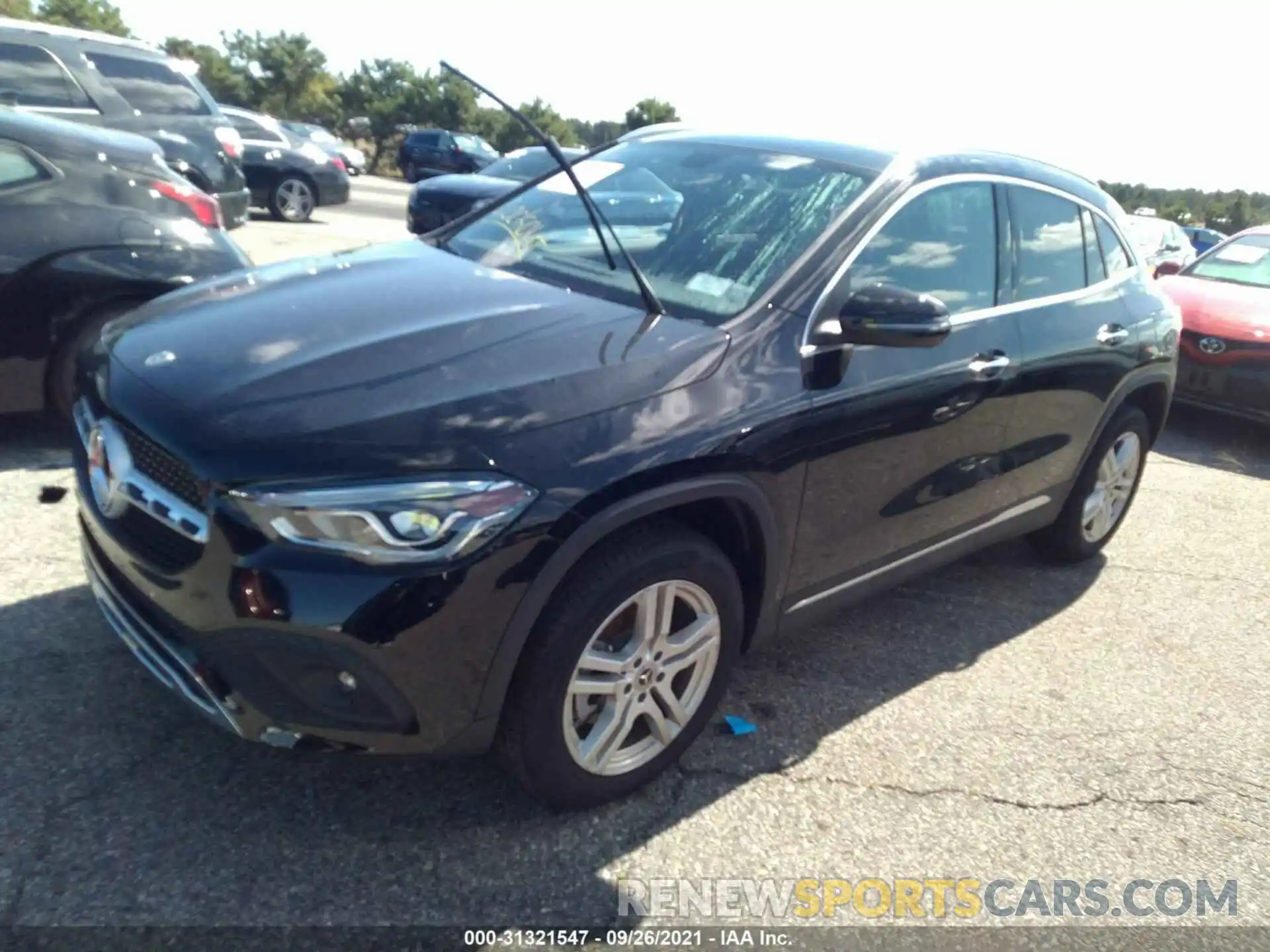 2 Photograph of a damaged car W1N4N4HB9MJ271003 MERCEDES-BENZ GLA 2021