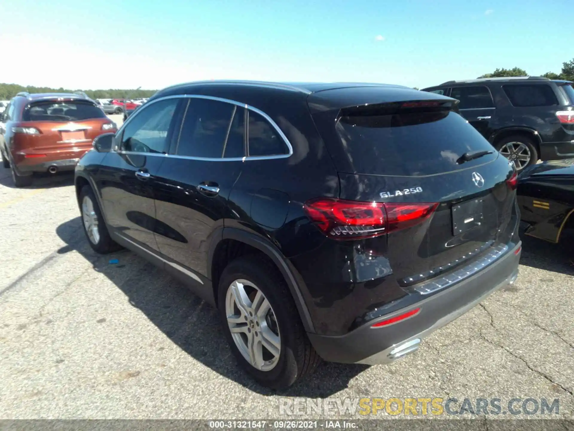 3 Photograph of a damaged car W1N4N4HB9MJ271003 MERCEDES-BENZ GLA 2021