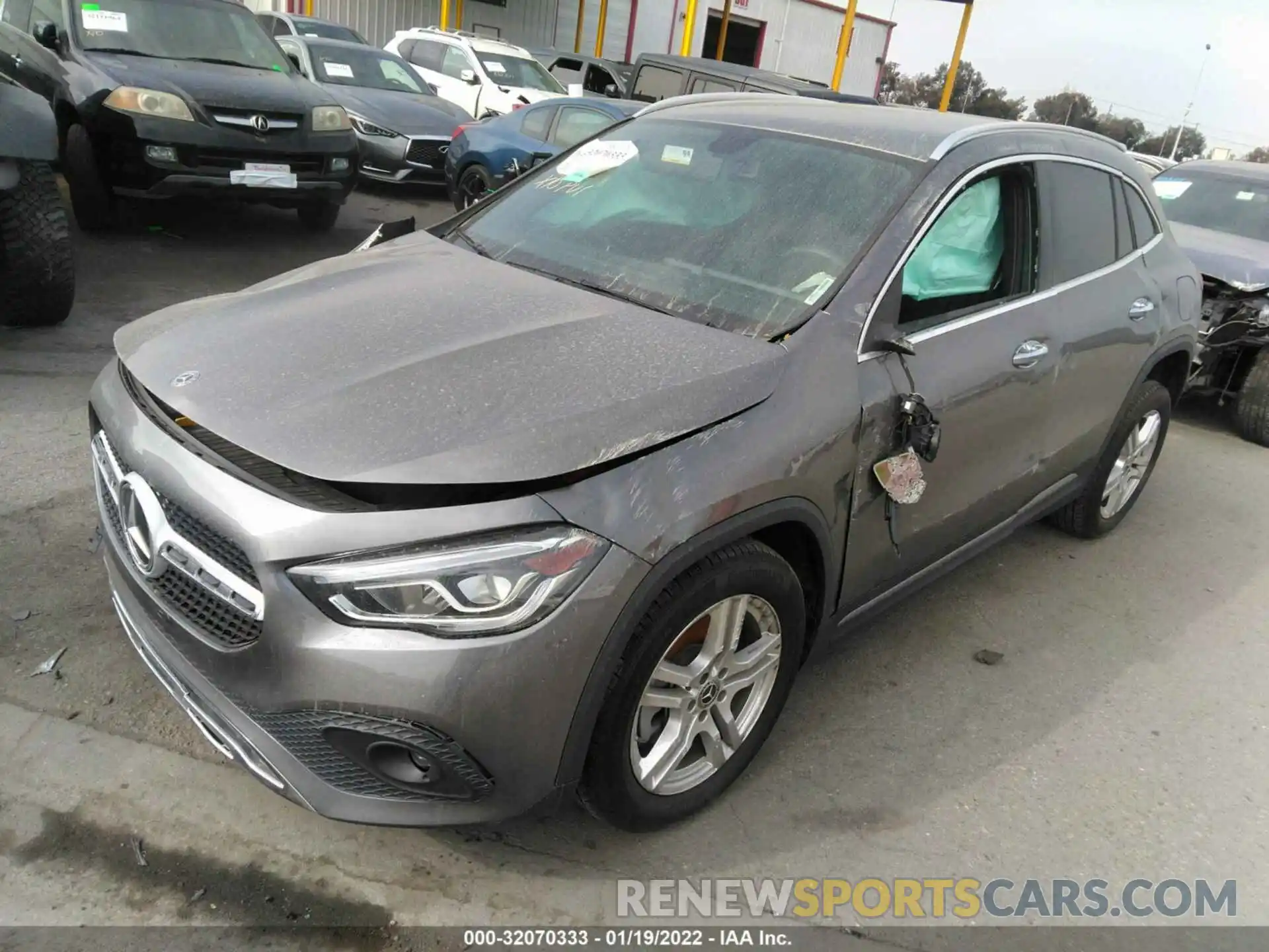 2 Photograph of a damaged car W1N4N4HBXMJ120607 MERCEDES-BENZ GLA 2021