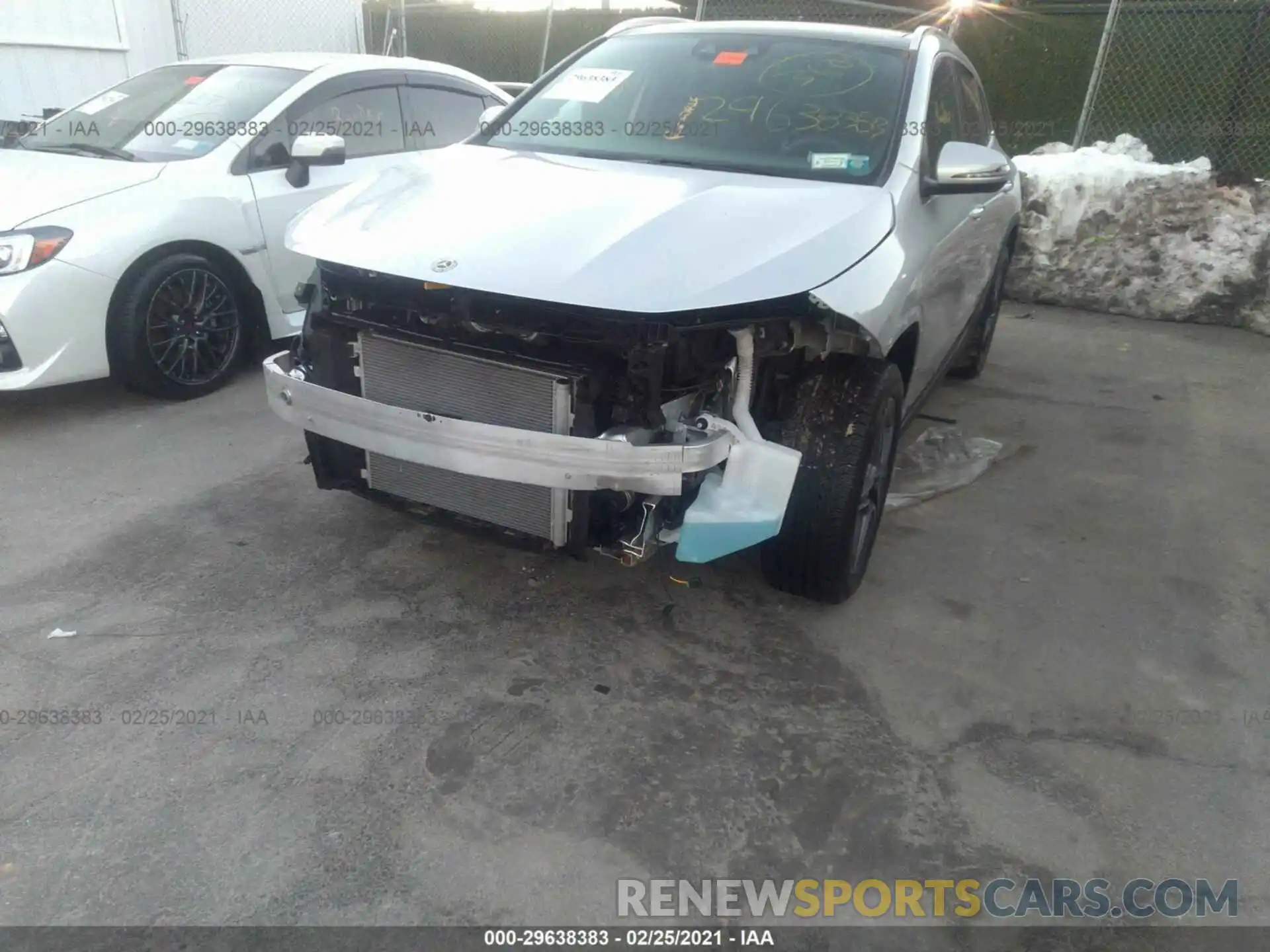 6 Фотография поврежденного автомобиля W1N4N4HBXMJ156765 MERCEDES-BENZ GLA 2021