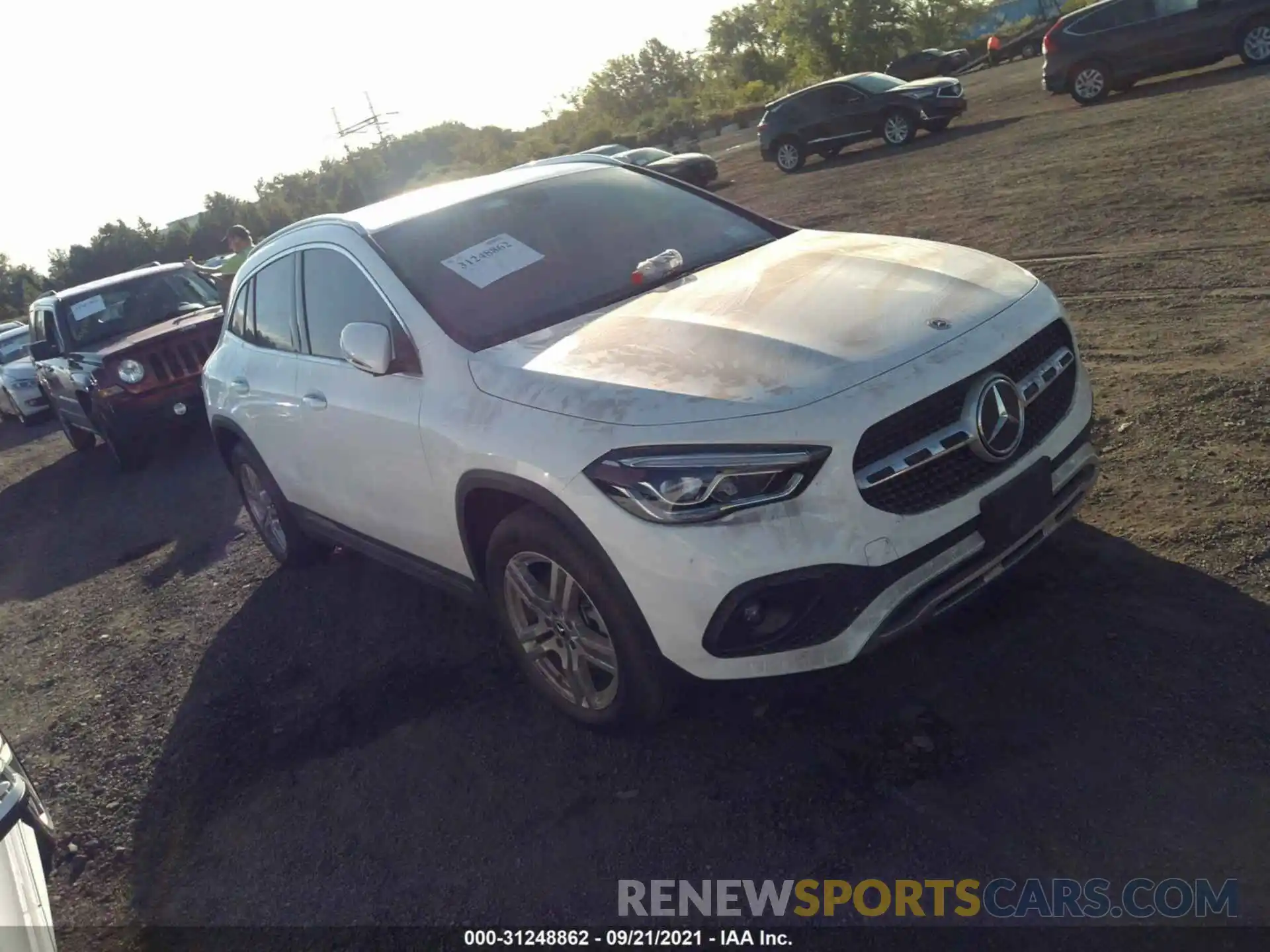 1 Photograph of a damaged car W1N4N4HBXMJ189166 MERCEDES-BENZ GLA 2021