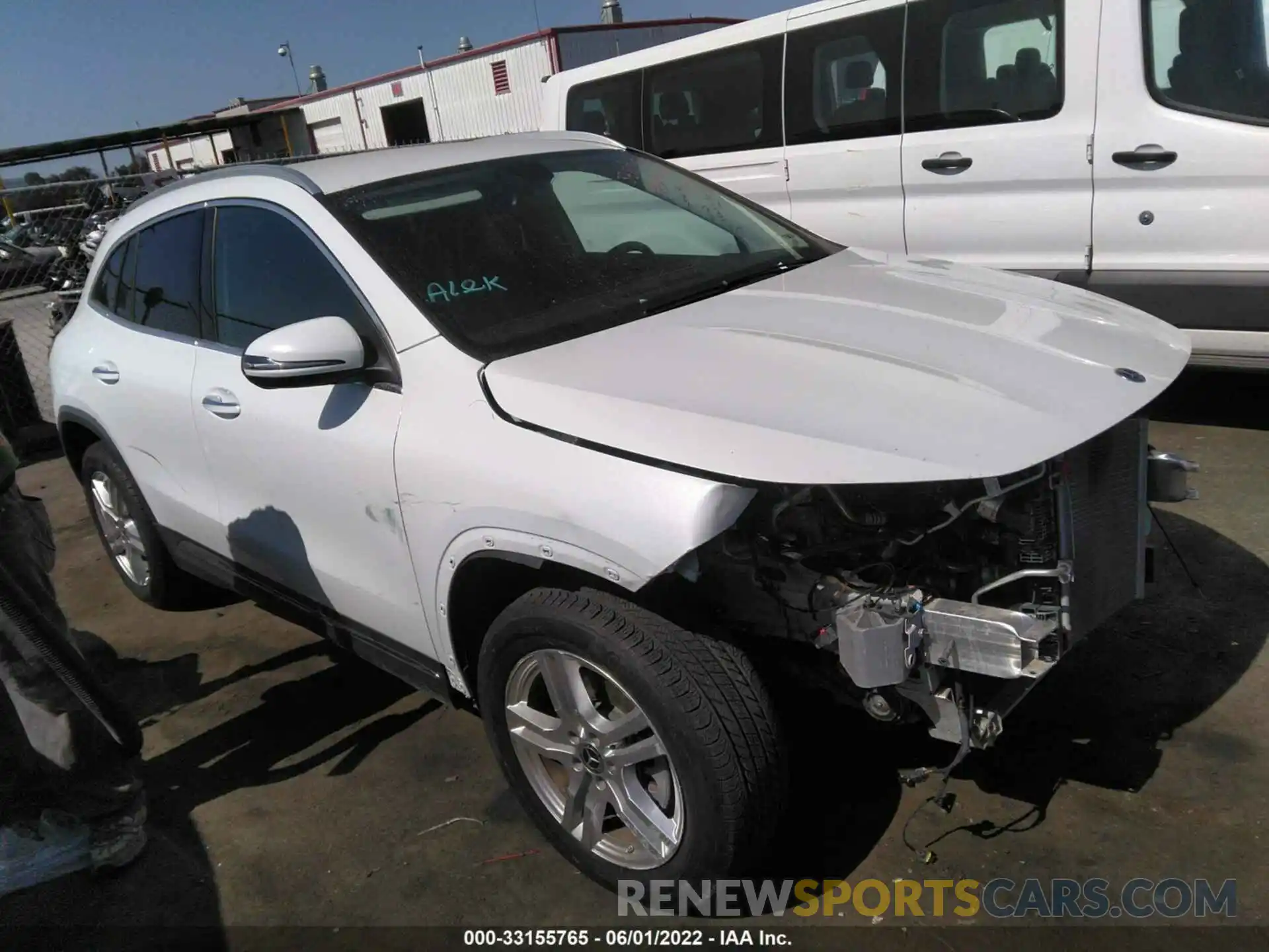 1 Photograph of a damaged car W1N4N4HBXMJ192231 MERCEDES-BENZ GLA 2021