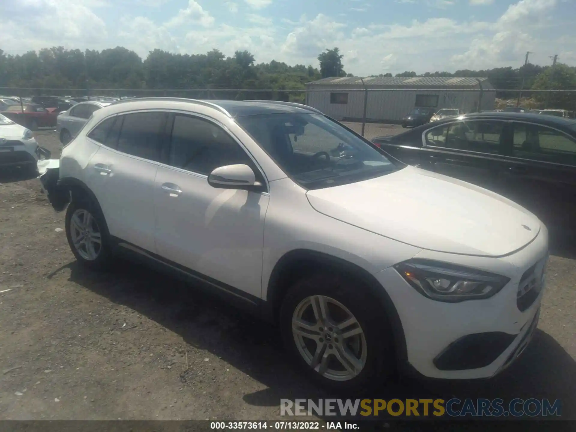 1 Photograph of a damaged car W1N4N4HBXMJ231271 MERCEDES-BENZ GLA 2021