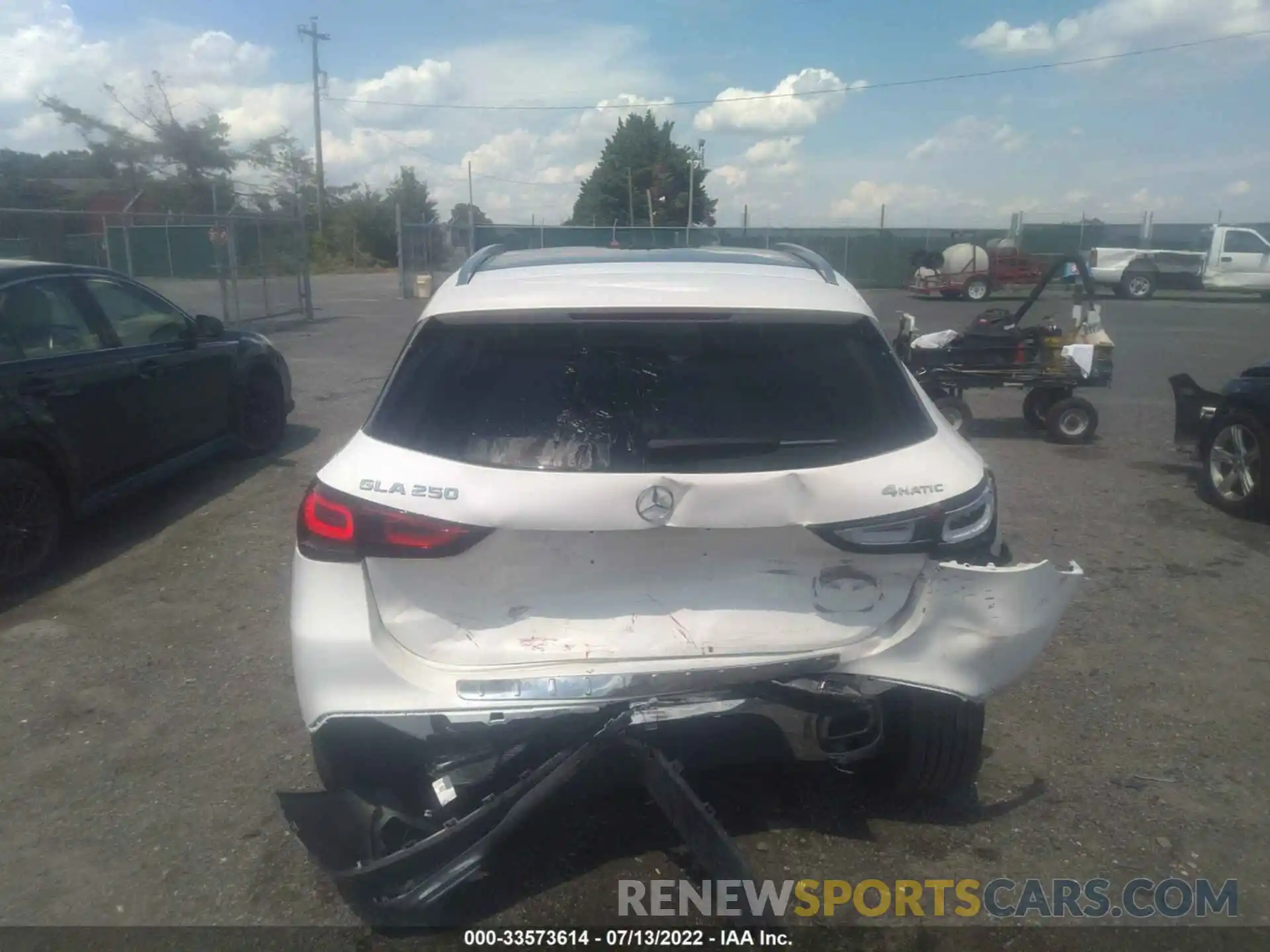 6 Photograph of a damaged car W1N4N4HBXMJ231271 MERCEDES-BENZ GLA 2021