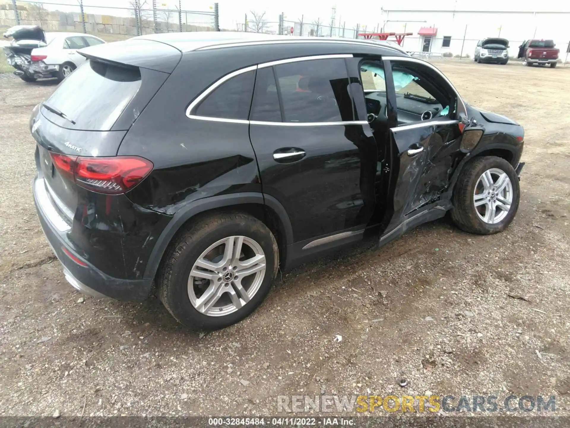 4 Фотография поврежденного автомобиля W1N4N4HBXMJ257448 MERCEDES-BENZ GLA 2021