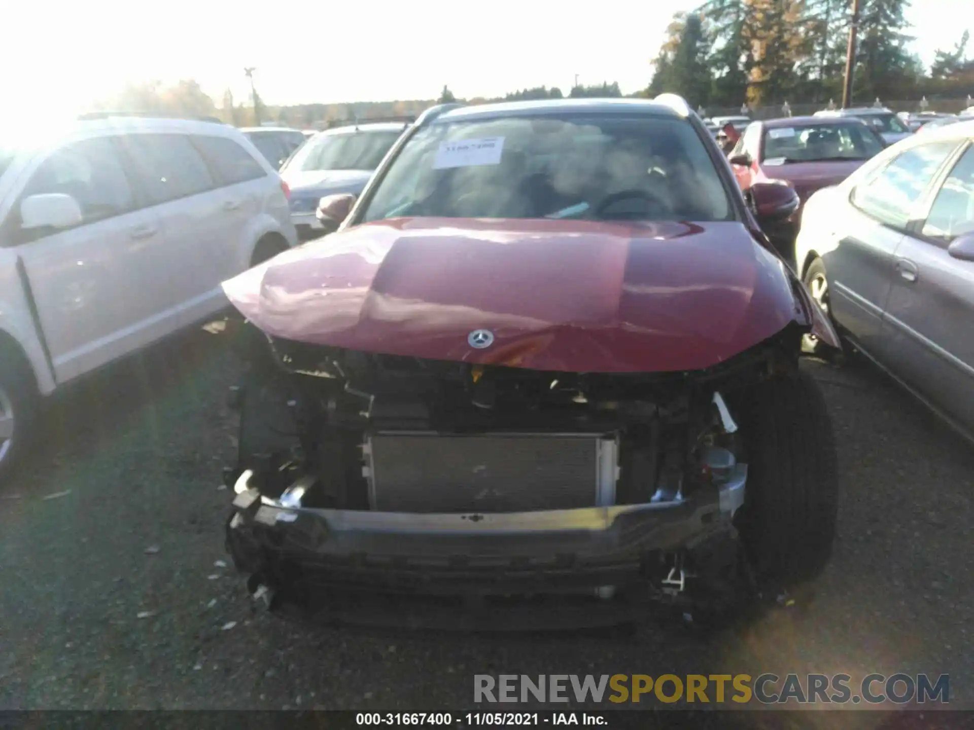 6 Photograph of a damaged car W1N4N4HBXMJ277182 MERCEDES-BENZ GLA 2021