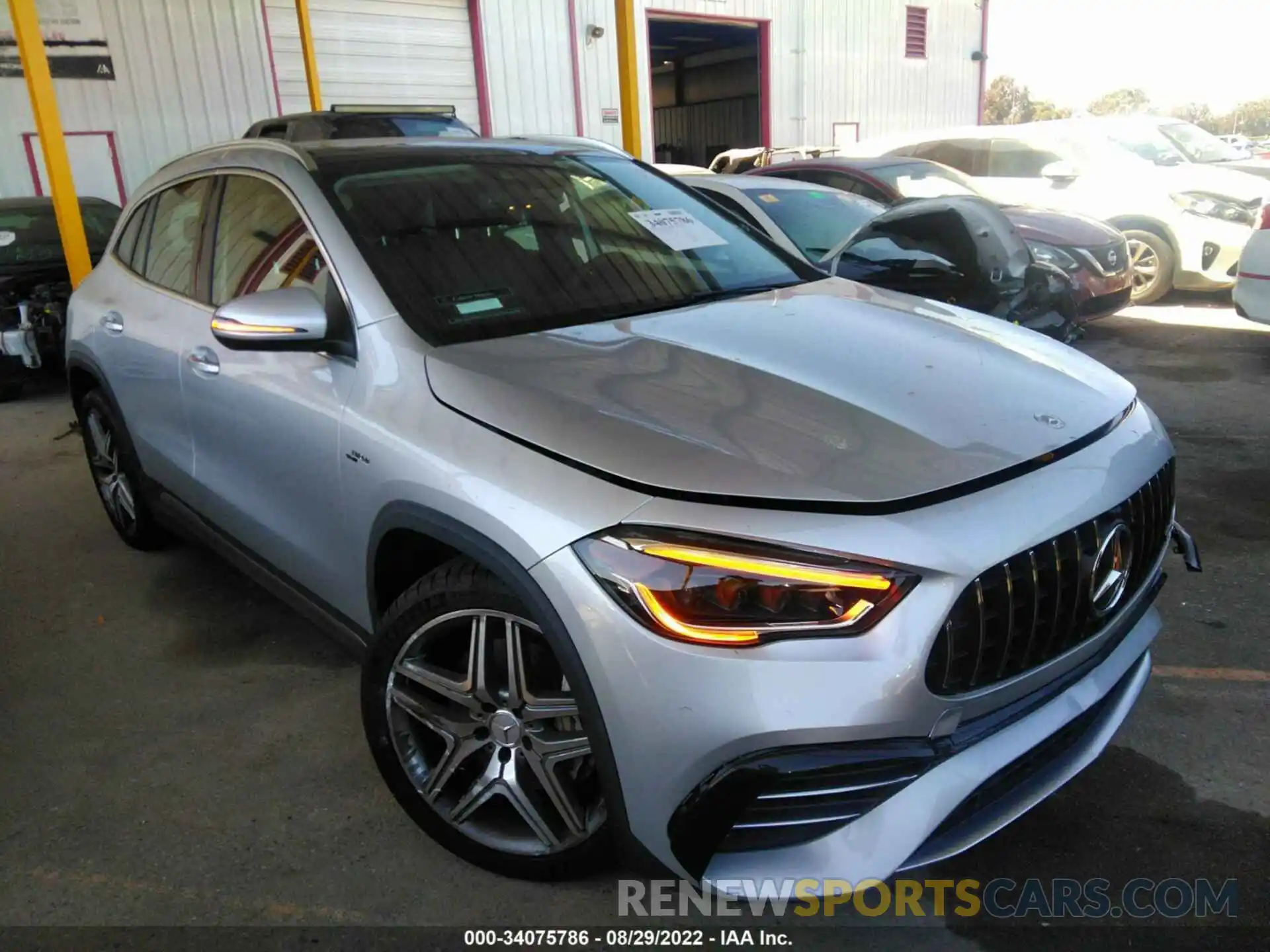 1 Photograph of a damaged car W1N4N5BB0MJ235988 MERCEDES-BENZ GLA 2021