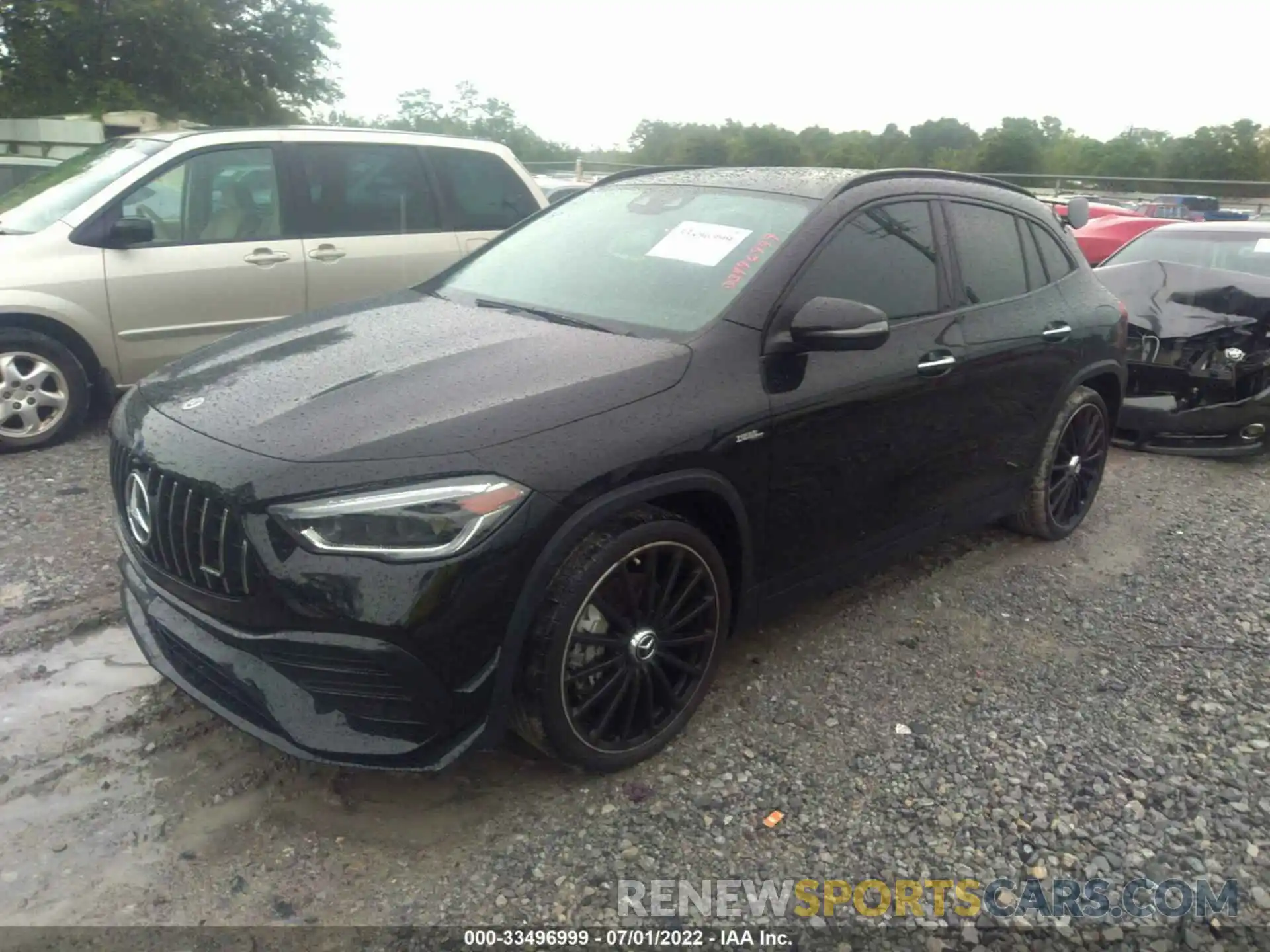 2 Photograph of a damaged car W1N4N5BB1MJ242299 MERCEDES-BENZ GLA 2021