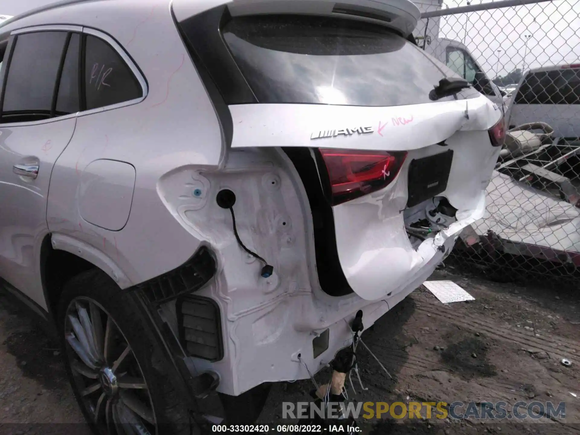 6 Photograph of a damaged car W1N4N5BB3MJ316323 MERCEDES-BENZ GLA 2021