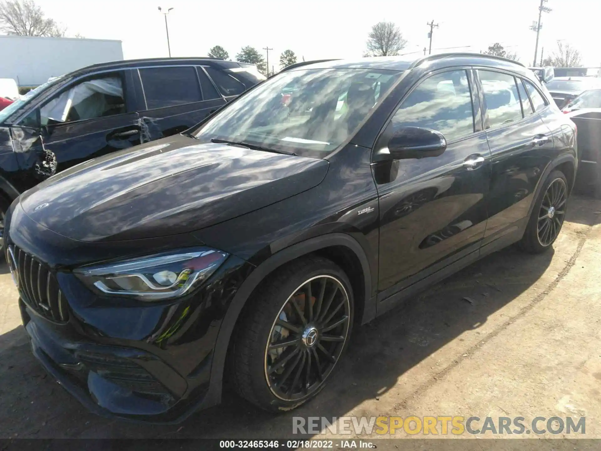 2 Photograph of a damaged car W1N4N5BB4MJ315889 MERCEDES-BENZ GLA 2021