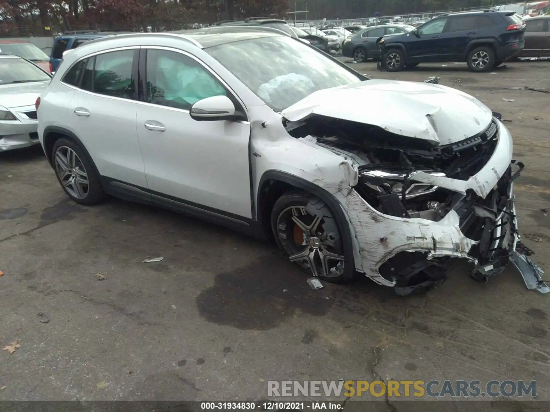 1 Photograph of a damaged car W1N4N5DB2MJ252353 MERCEDES-BENZ GLA 2021