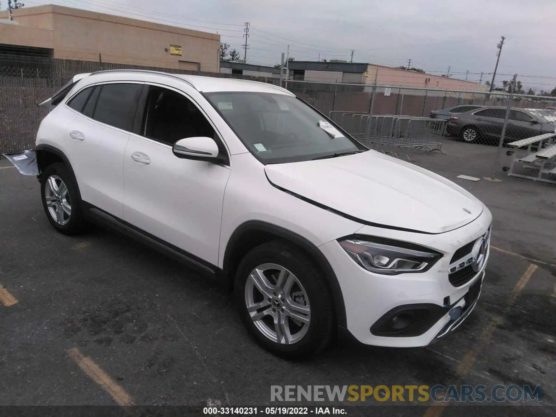 1 Photograph of a damaged car W1N4N4GBXNJ321491 MERCEDES-BENZ GLA 2022