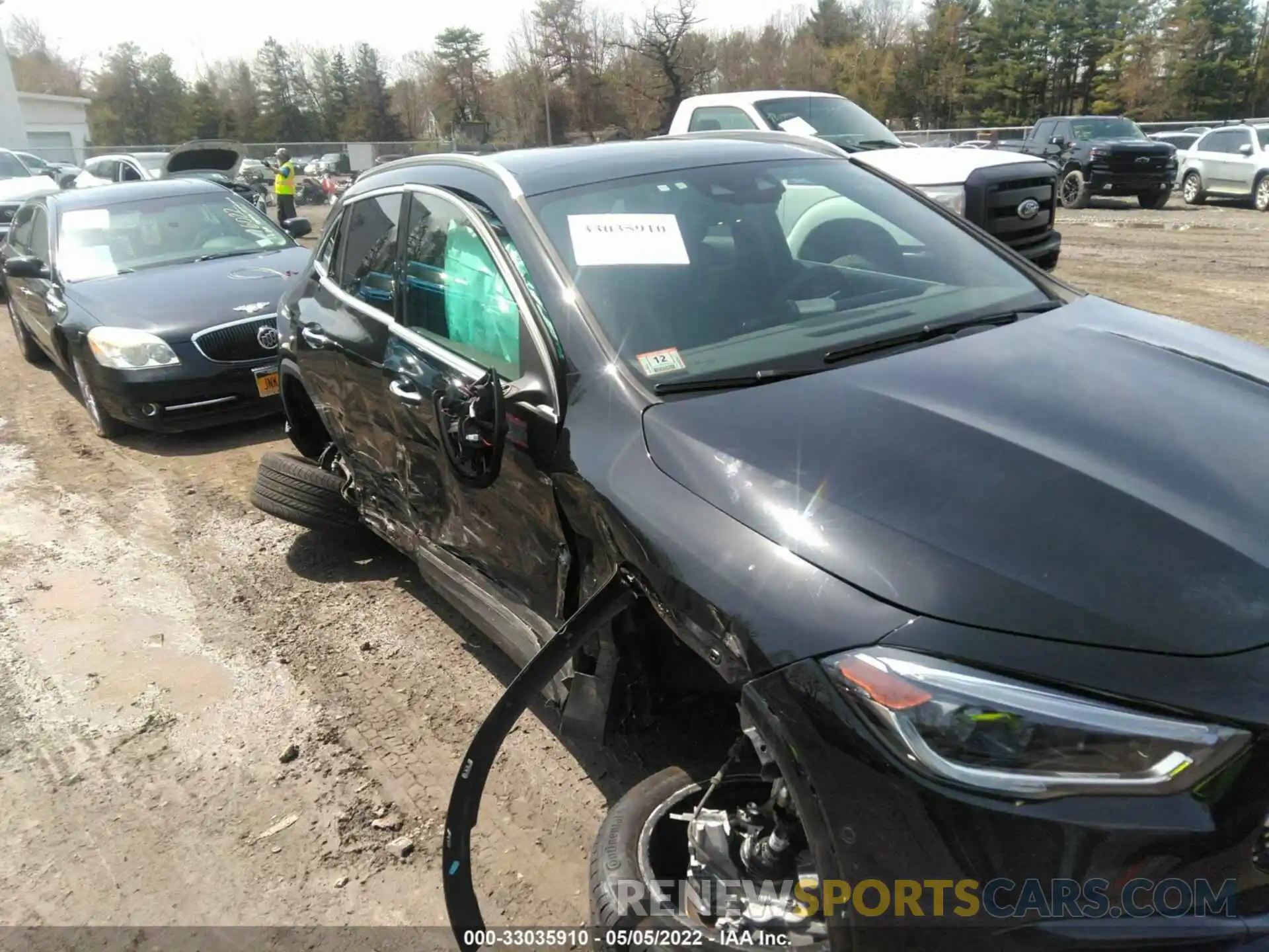 6 Photograph of a damaged car W1N4N4HB3NJ338437 MERCEDES-BENZ GLA 2022