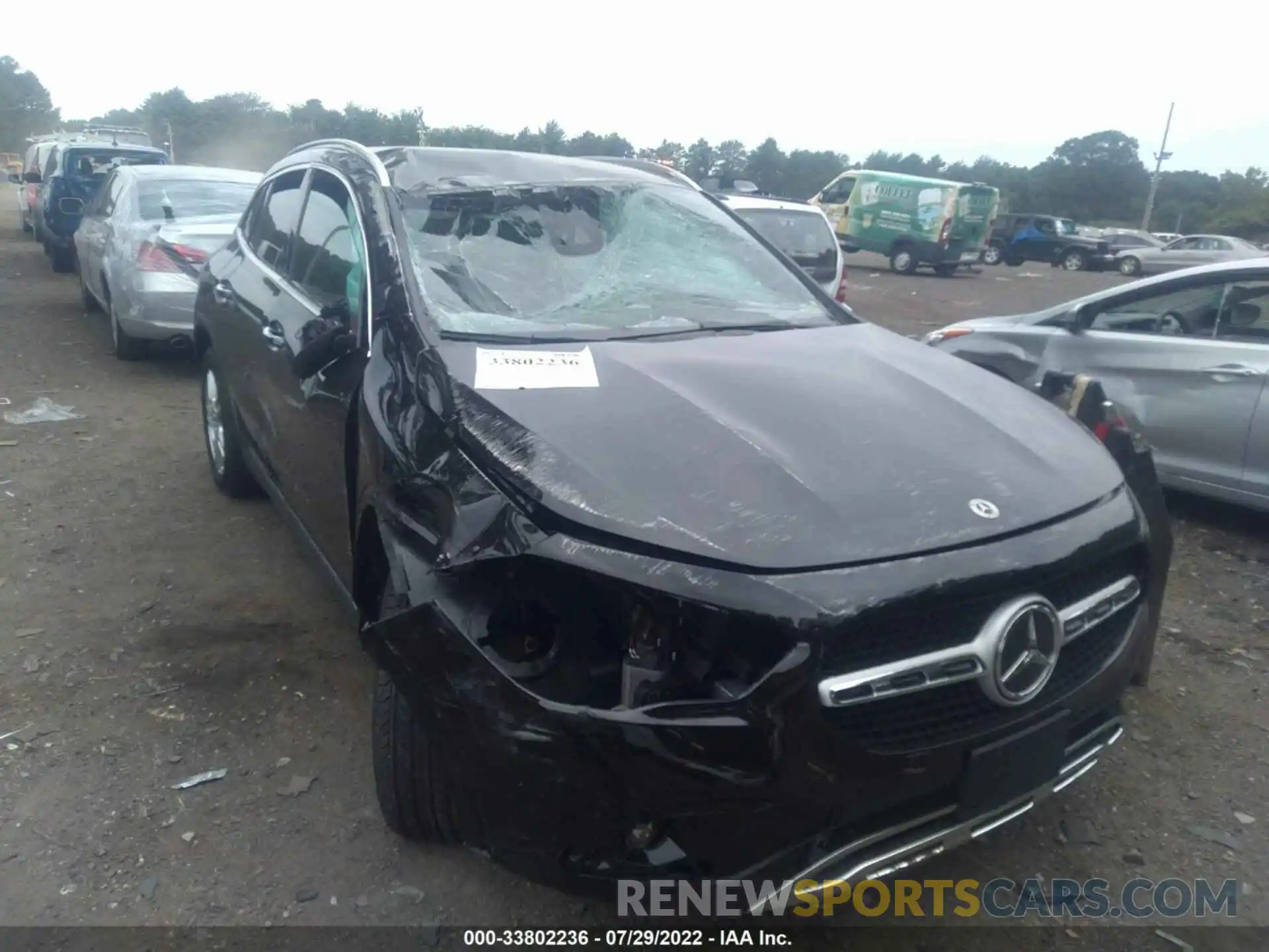 6 Photograph of a damaged car W1N4N4HB3NJ400550 MERCEDES-BENZ GLA 2022