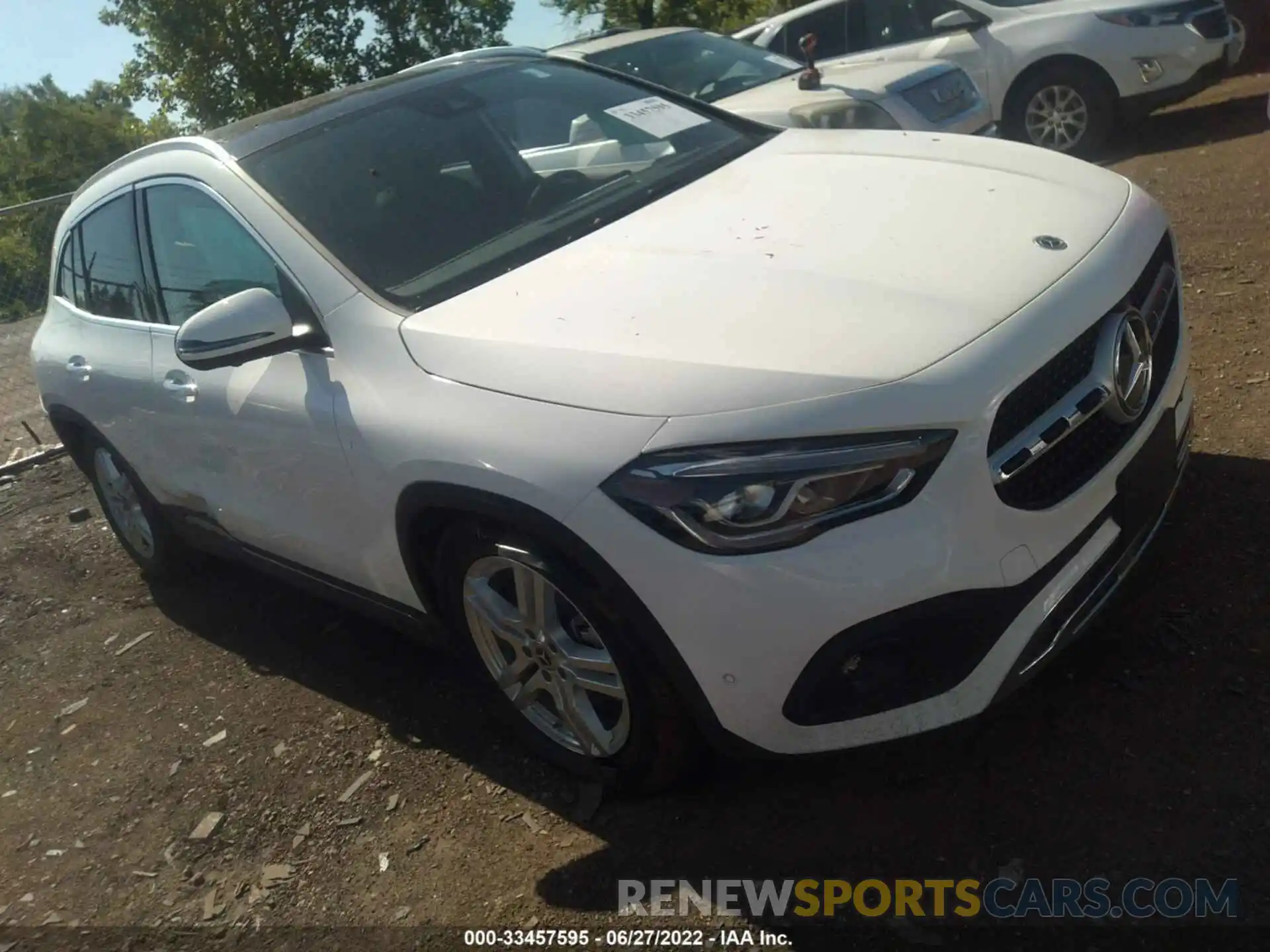 1 Photograph of a damaged car W1N4N4HB4NJ367073 MERCEDES-BENZ GLA 2022