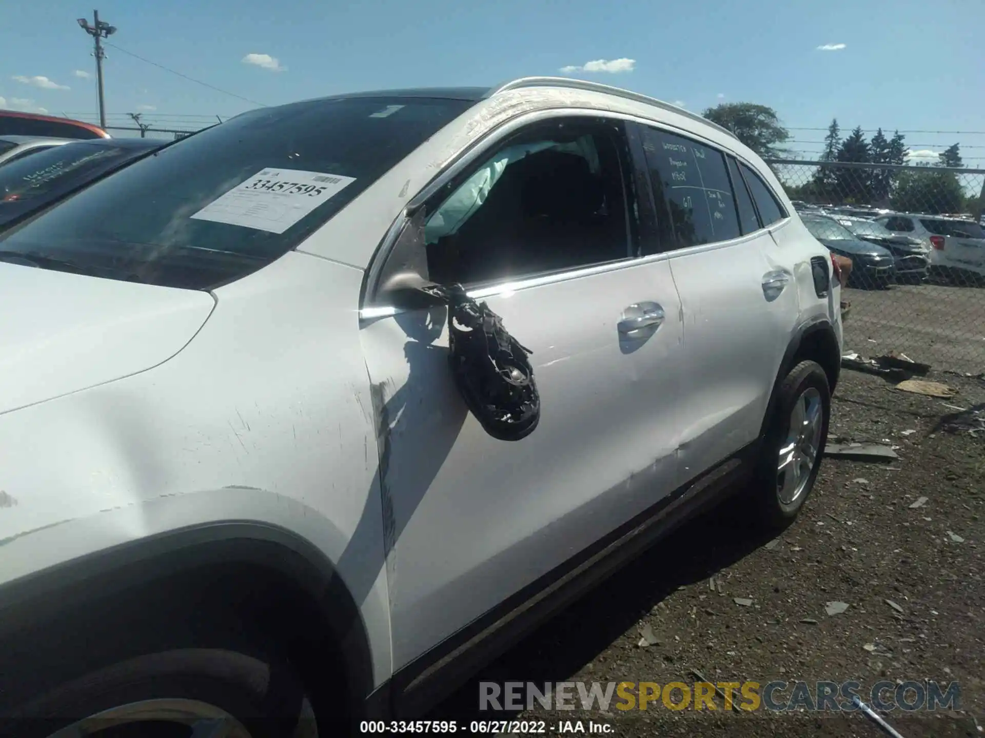 6 Photograph of a damaged car W1N4N4HB4NJ367073 MERCEDES-BENZ GLA 2022