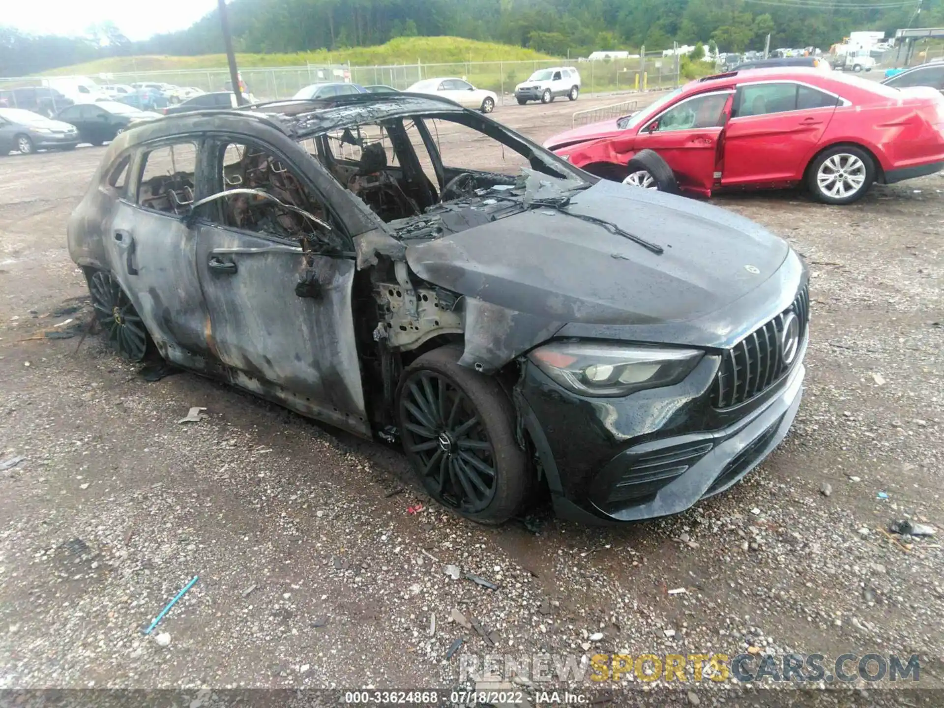 1 Photograph of a damaged car W1N4N5BB2NJ346818 MERCEDES-BENZ GLA 2022