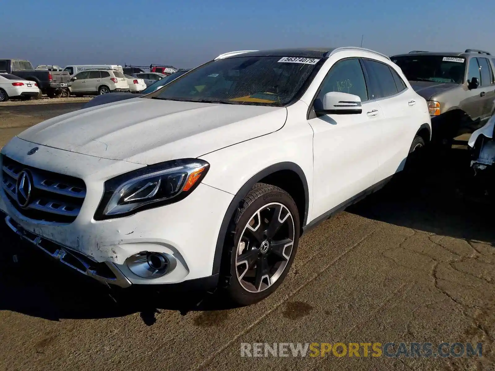 2 Photograph of a damaged car WDCTG4EB0KJ550218 MERCEDES-BENZ GLA 250 2019