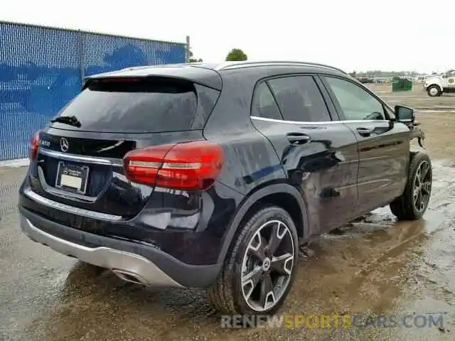 4 Photograph of a damaged car WDCTG4EB1KJ572194 MERCEDES-BENZ GLA 250 2019