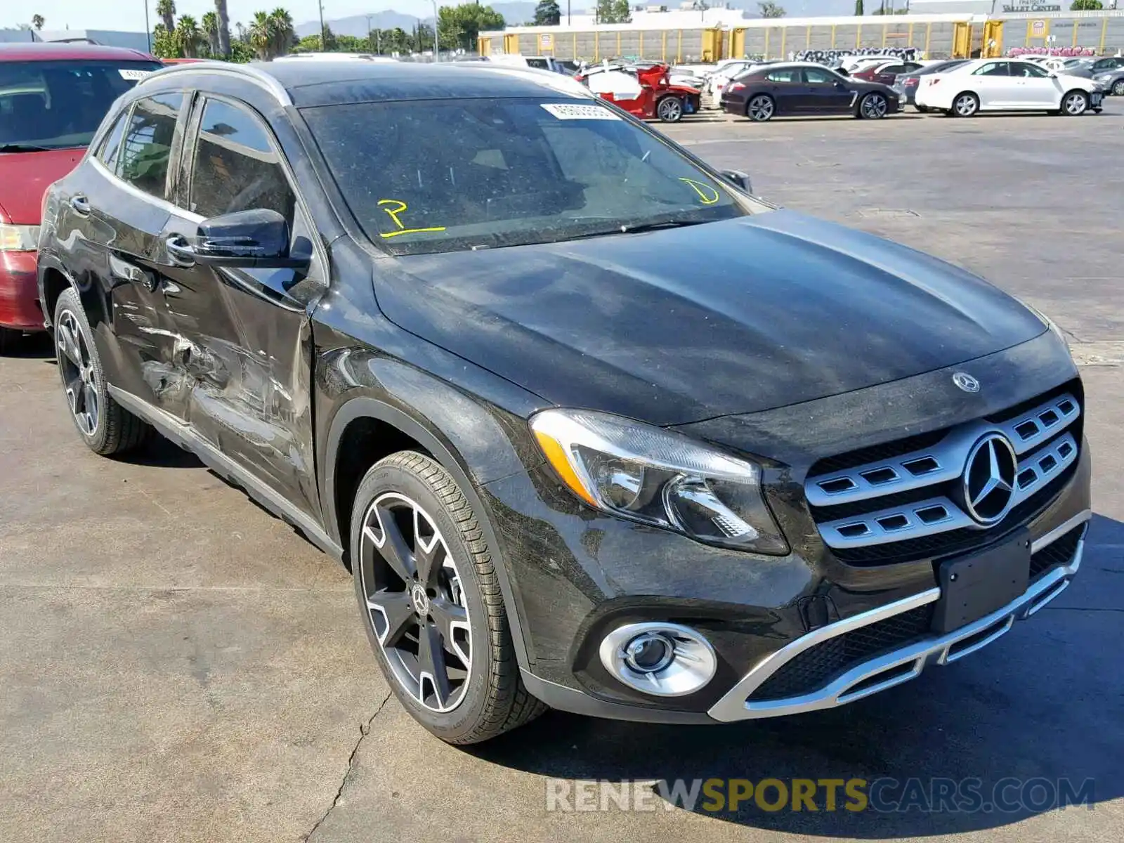 1 Photograph of a damaged car WDCTG4EB1KU016594 MERCEDES-BENZ GLA 250 2019