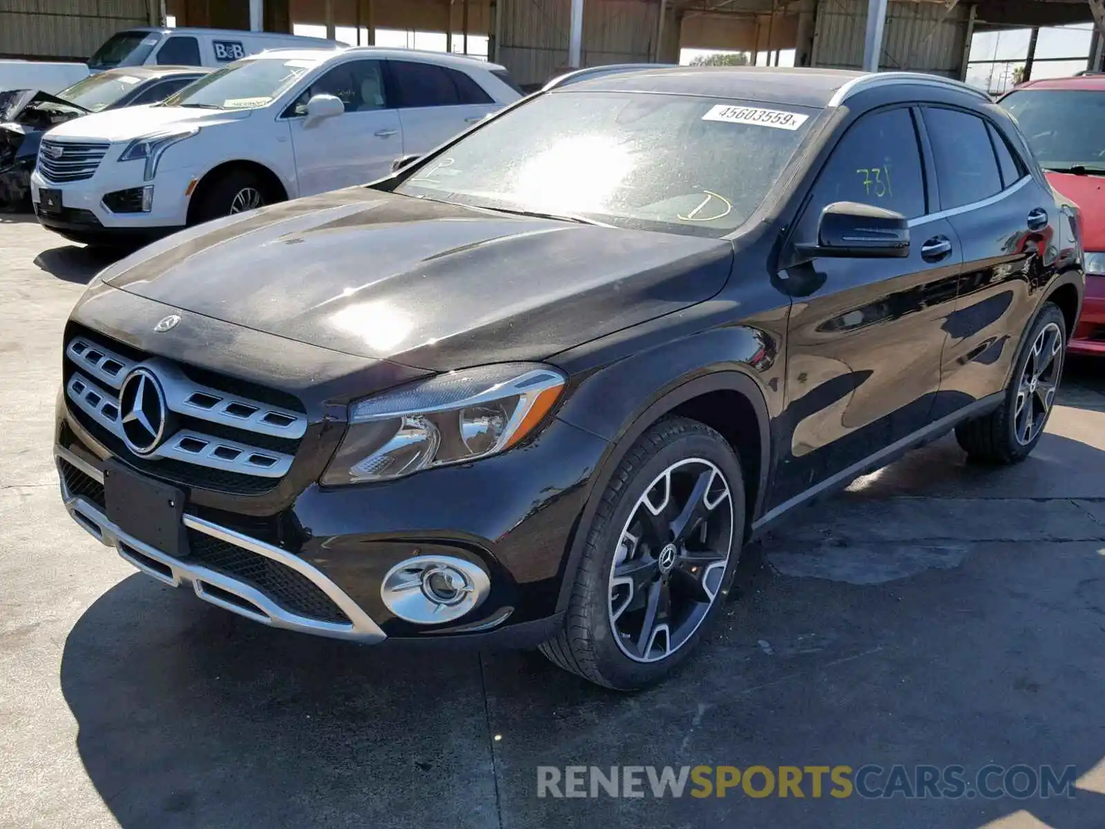 2 Photograph of a damaged car WDCTG4EB1KU016594 MERCEDES-BENZ GLA 250 2019