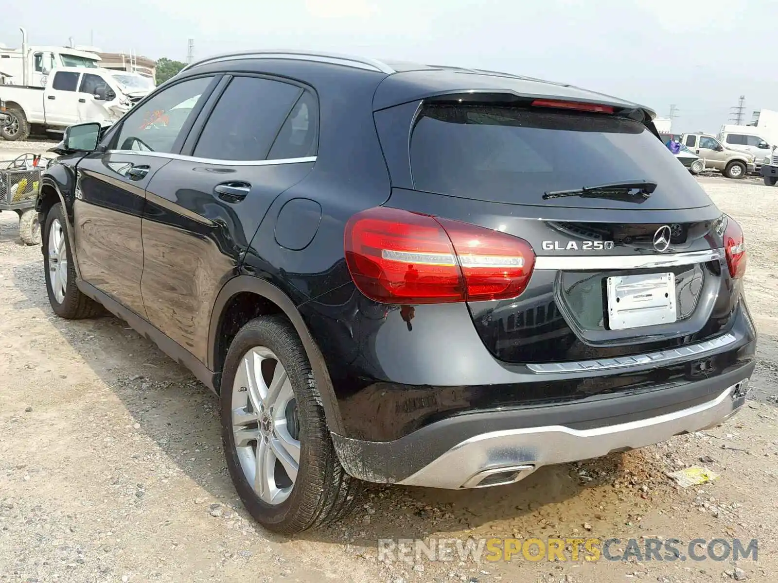 3 Photograph of a damaged car WDCTG4EB2KU001859 MERCEDES-BENZ GLA 250 2019