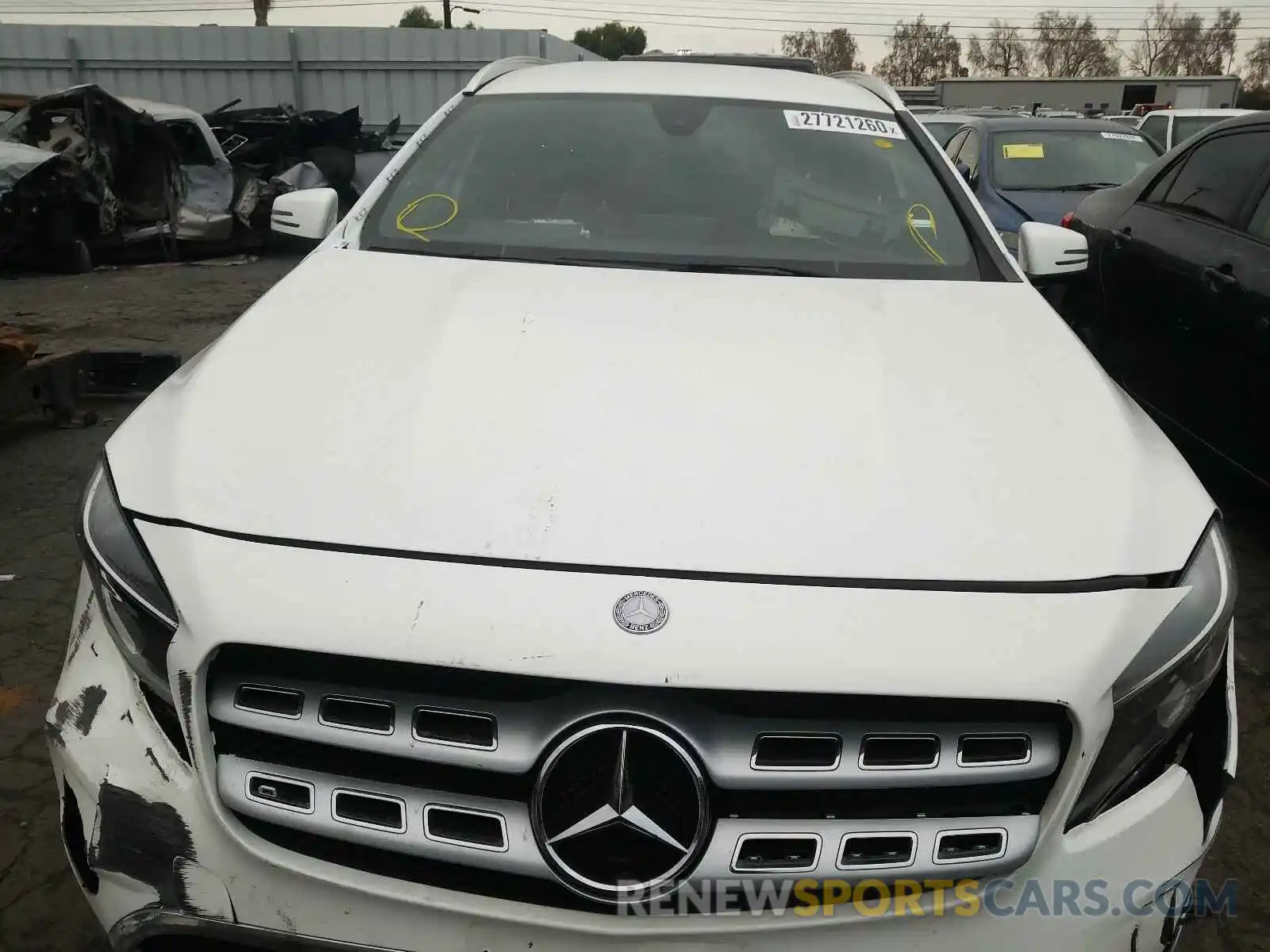 9 Photograph of a damaged car WDCTG4EB4KJ620481 MERCEDES-BENZ GLA 250 2019