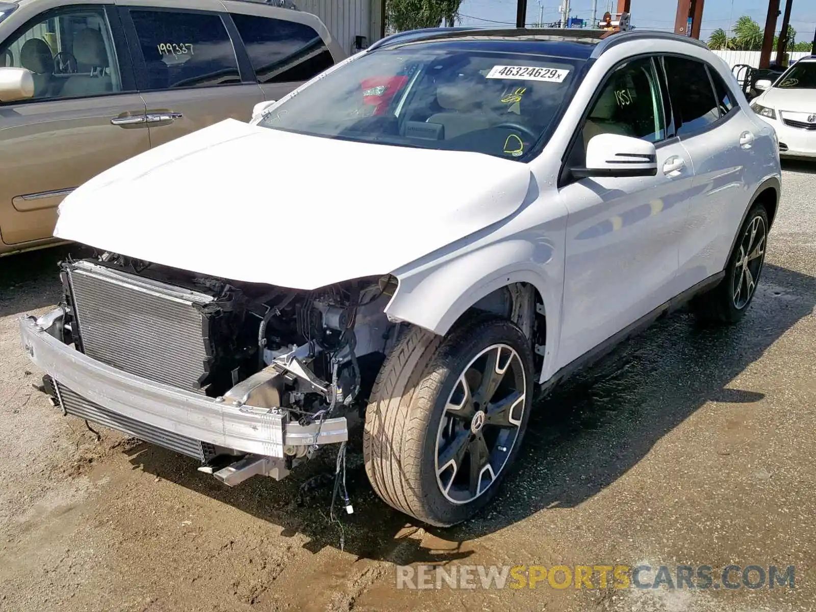 2 Photograph of a damaged car WDCTG4EB5KU012080 MERCEDES-BENZ GLA 250 2019