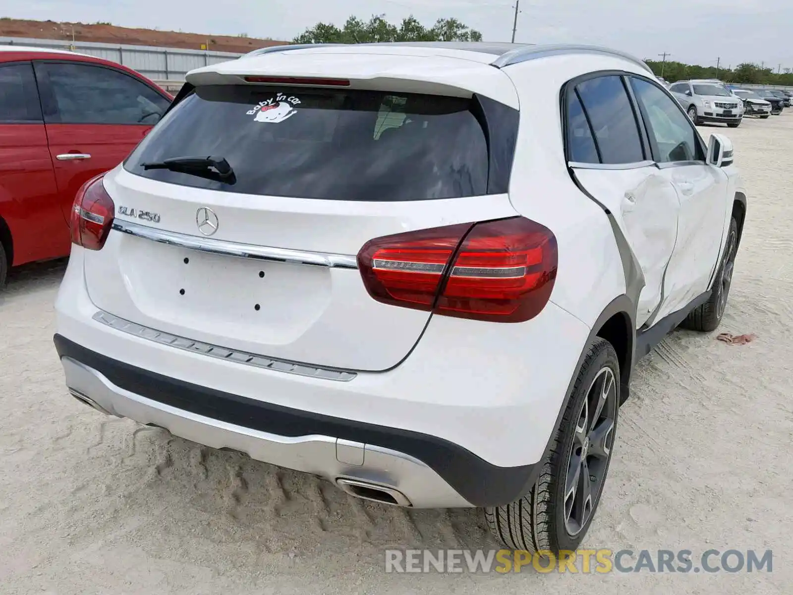 4 Photograph of a damaged car WDCTG4EB6KU004182 MERCEDES-BENZ GLA 250 2019