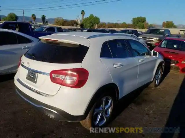 4 Photograph of a damaged car WDCTG4EB9KU004242 MERCEDES-BENZ GLA 250 2019