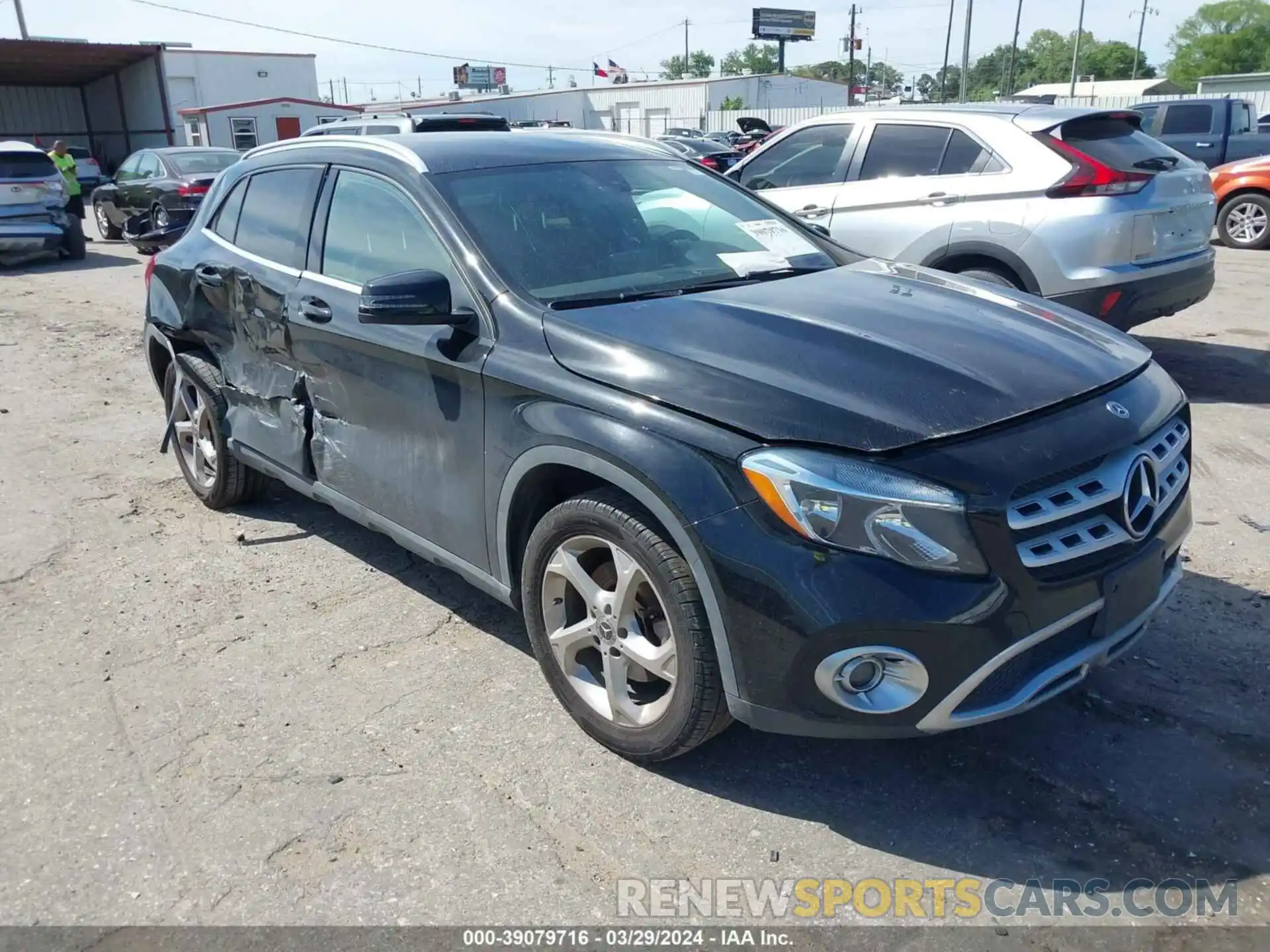 1 Photograph of a damaged car WDCTG4GB2KJ583797 MERCEDES-BENZ GLA 250 2019