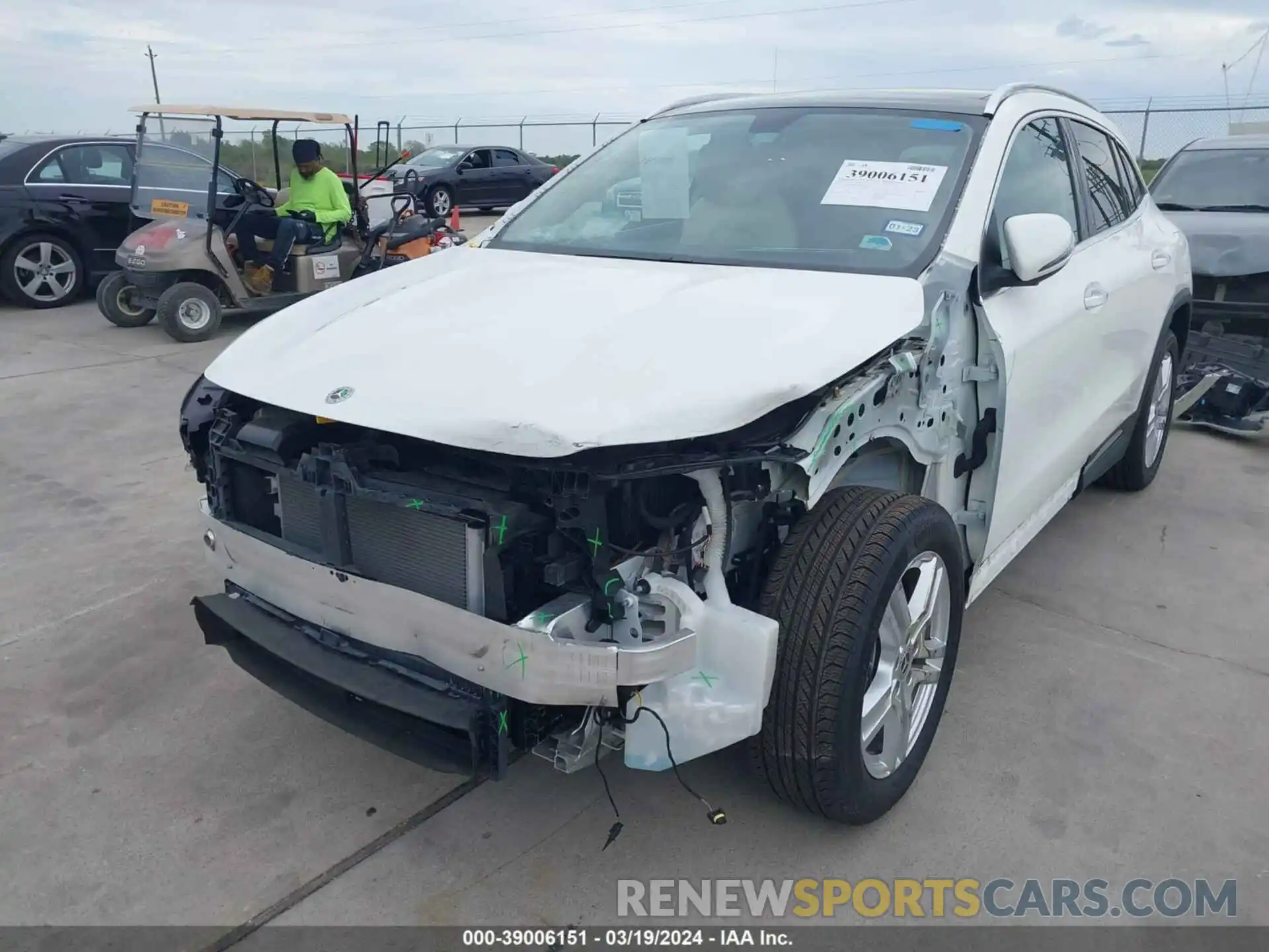 6 Фотография поврежденного автомобиля W1N4N4GB6MJ204506 MERCEDES-BENZ GLA 250 2021