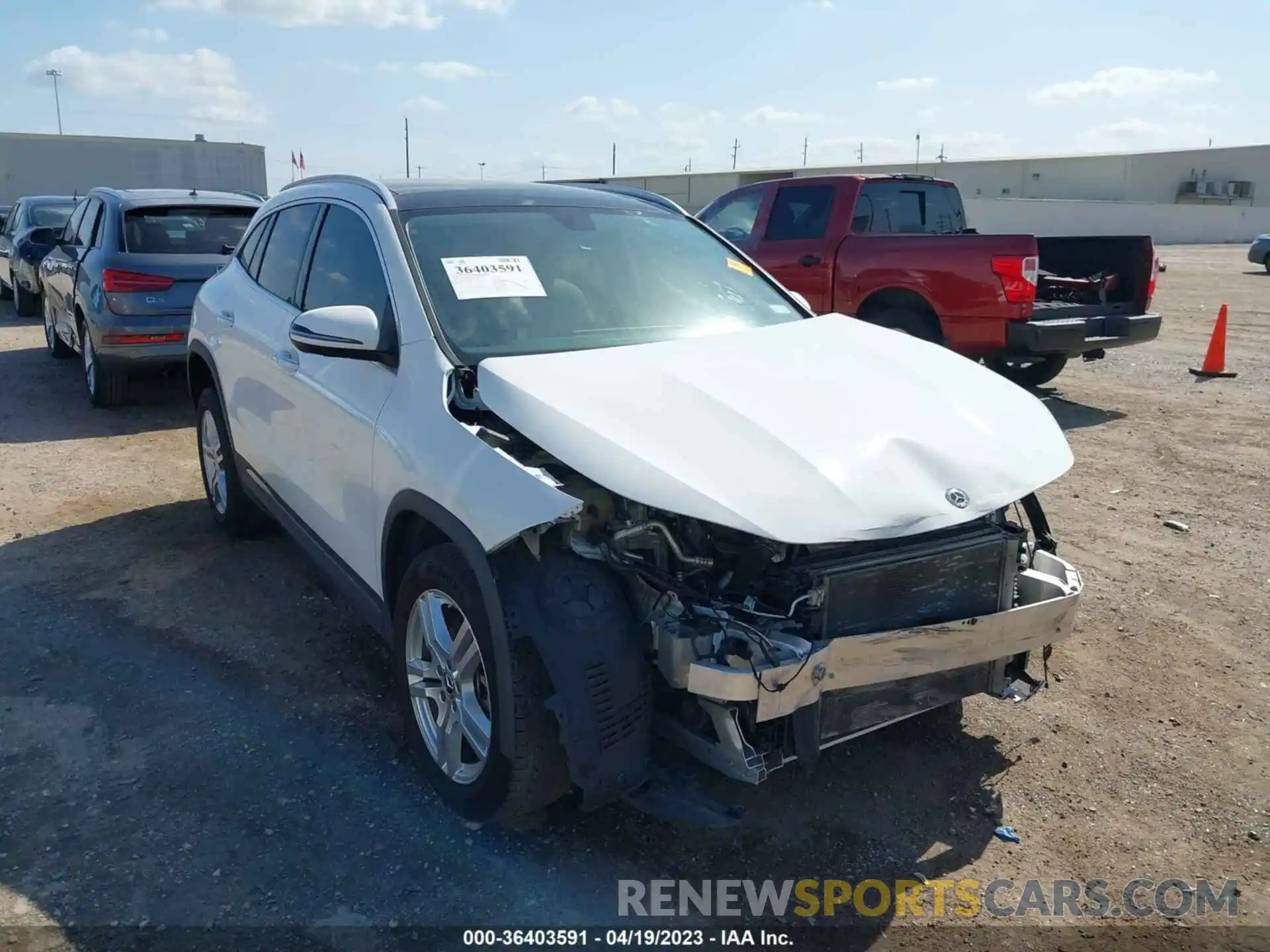 1 Photograph of a damaged car W1N4N4GB8MJ148746 MERCEDES-BENZ GLA 250 2021