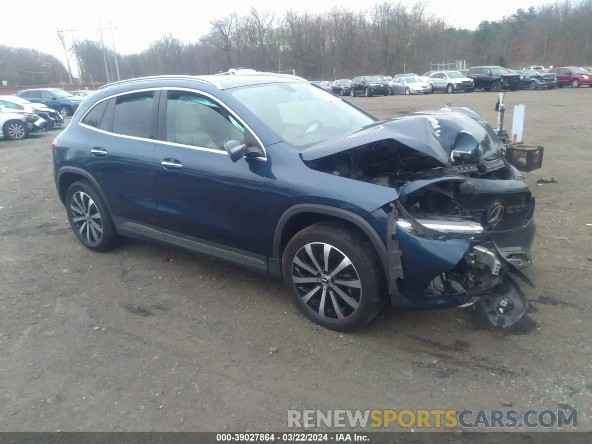 1 Photograph of a damaged car W1N4N4HB3MJ254505 MERCEDES-BENZ GLA 250 2021